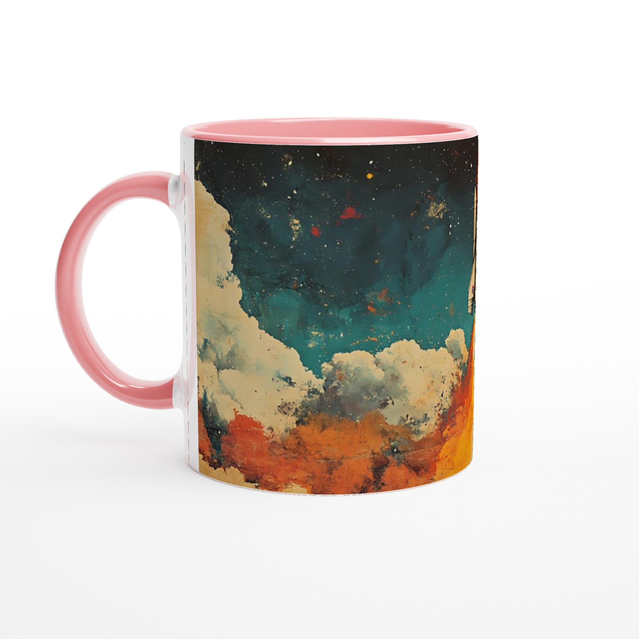 Kosmisk Start! Rymdfärja Keramikmugg - 11oz, Välj Bland 7 Färger 6 ea1b6a10-b3af-4f49-9dcf-77cfd8ba4ddb