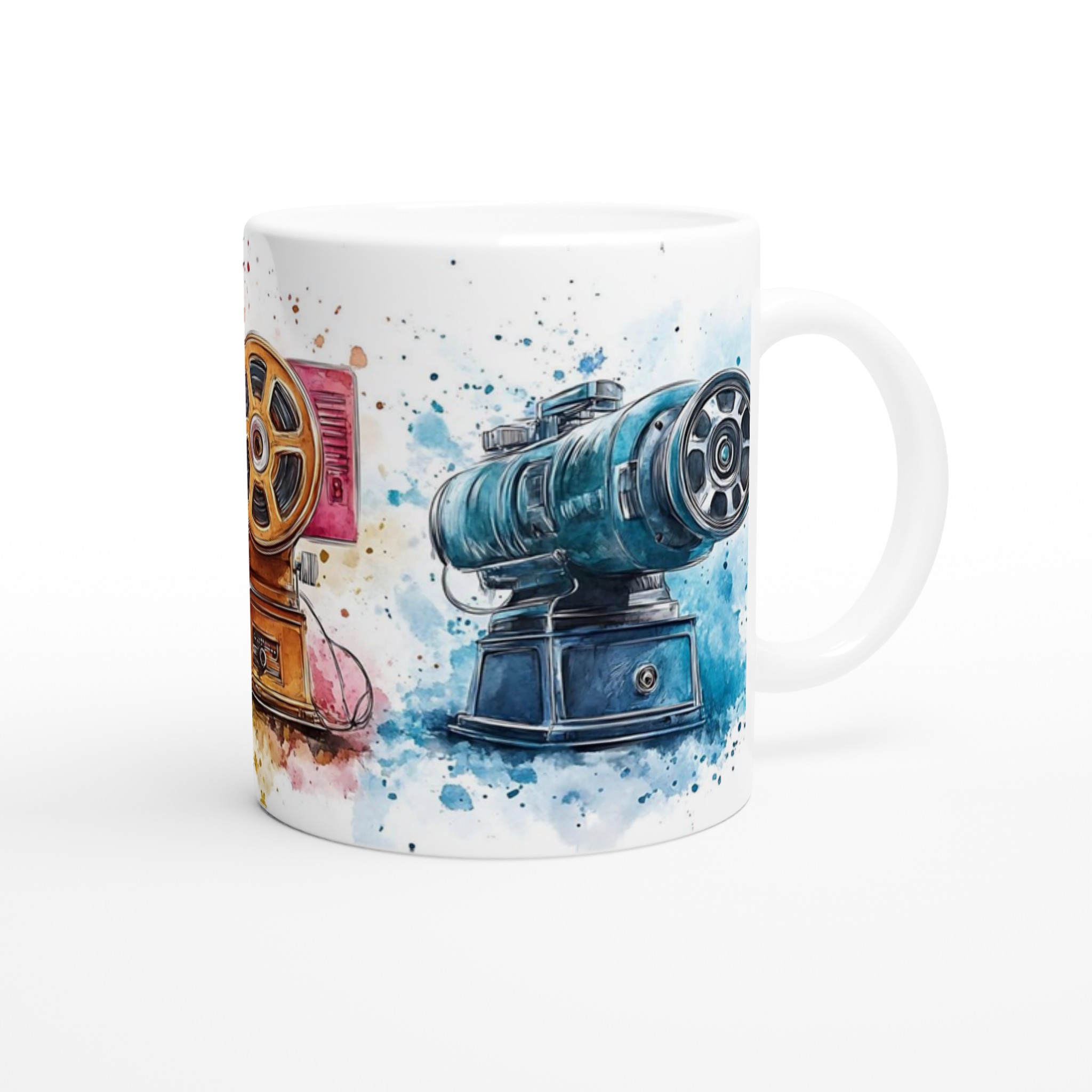 Retro Filmprojektor Akvarell Mugg - Välj din färg 9 ea5b1333-2cd6-4f24-95a6-8f8b8c15a11f