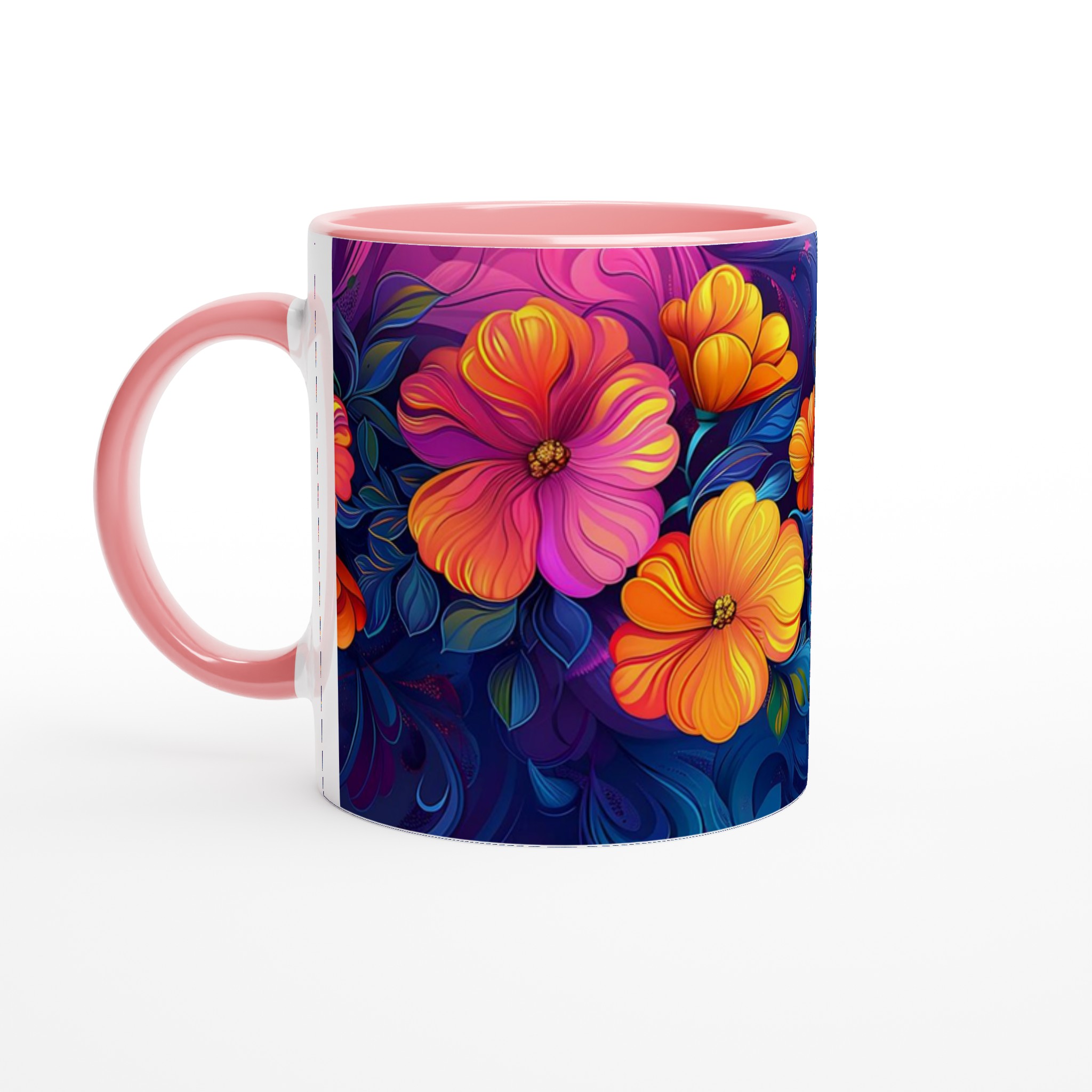 Mugg med Levande Blomsterprakt – Välj din Färg för en Konstnärlig Kaffestund 6 ea897587-c194-4940-ab1e-eee0d9e0b8bb