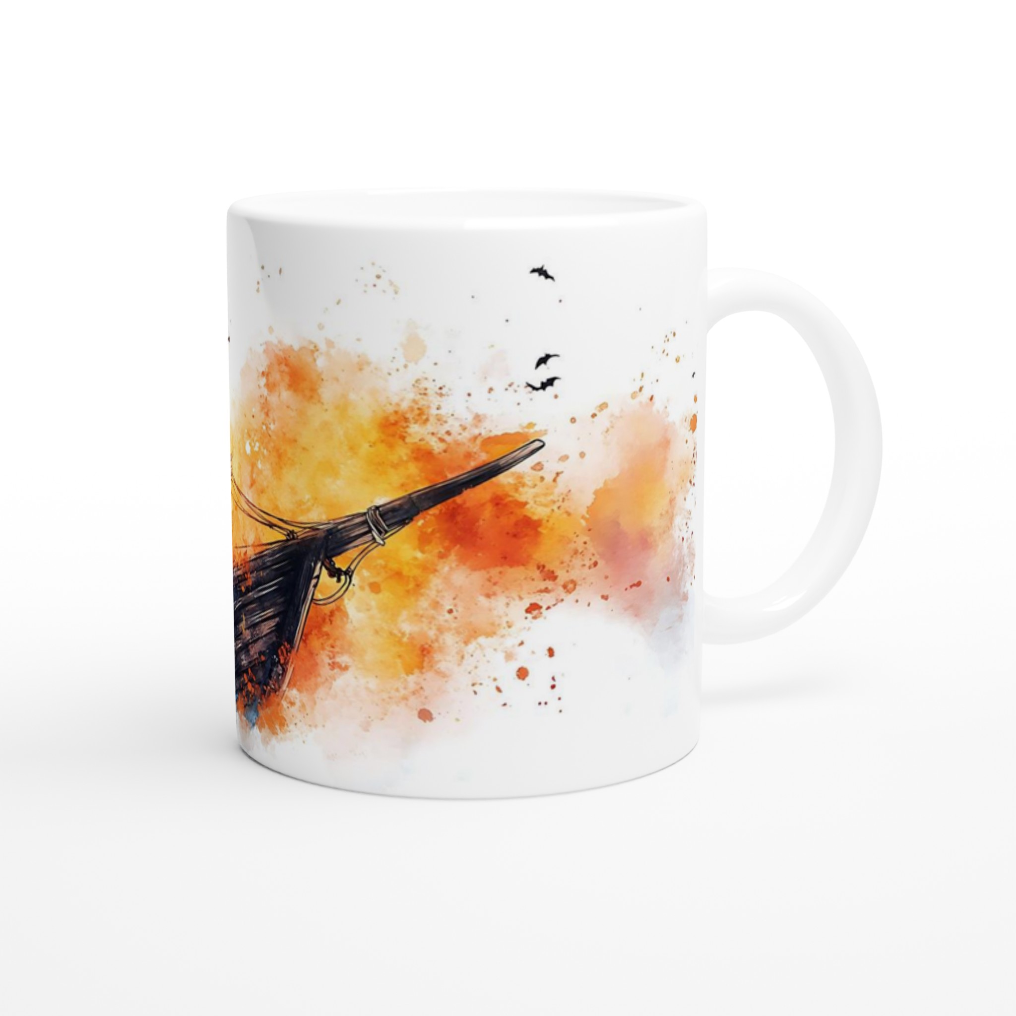 Piratmugg – Äventyrlig Vattenfärgsskäppare med Papegoja – 11oz Keramisk Mugg i Valfri Färg 9 ea95343c-64a9-4a89-ad25-f817a9b4b694