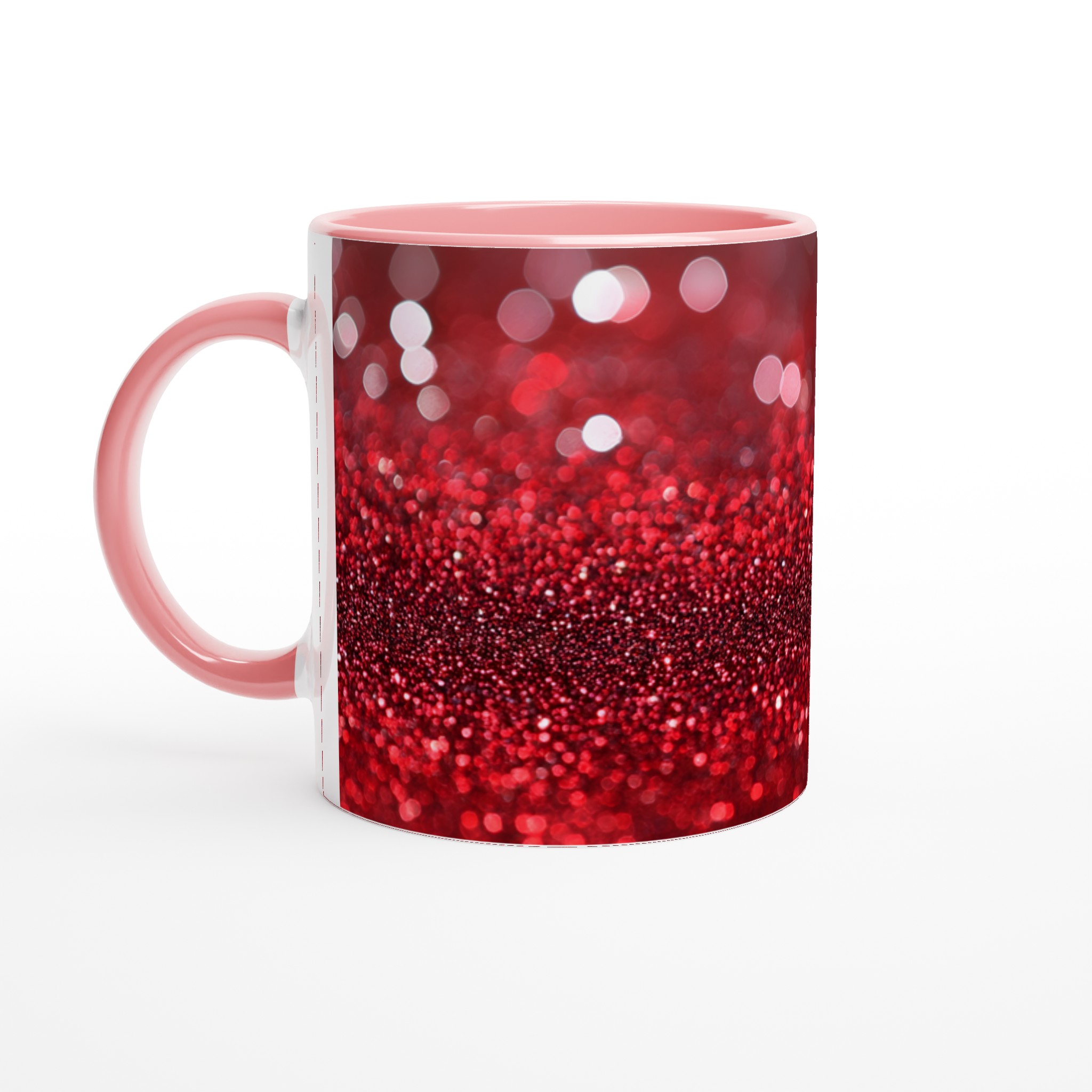 Glittrande Keramikmugg i 11oz – Strålande Red Glitter Design i Flera Färger 6 eaf6015b-6132-4683-ba90-549547fedde6
