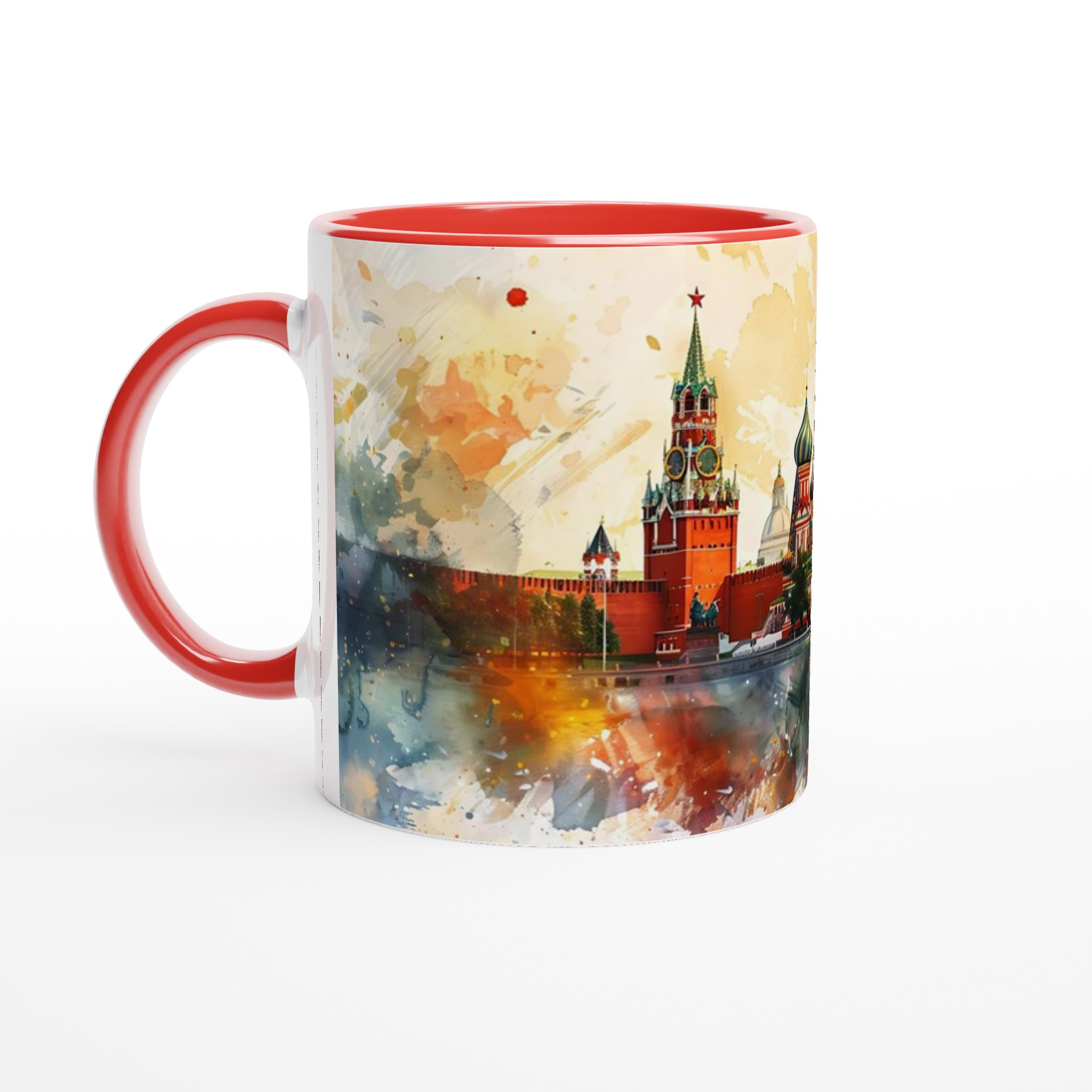 Konstnärlig St. Basil's Katedral Mugg - Akvarellprakt i din hand, 11 oz 5 eb079d8f-d31b-4594-b826-0dd881ce32e0