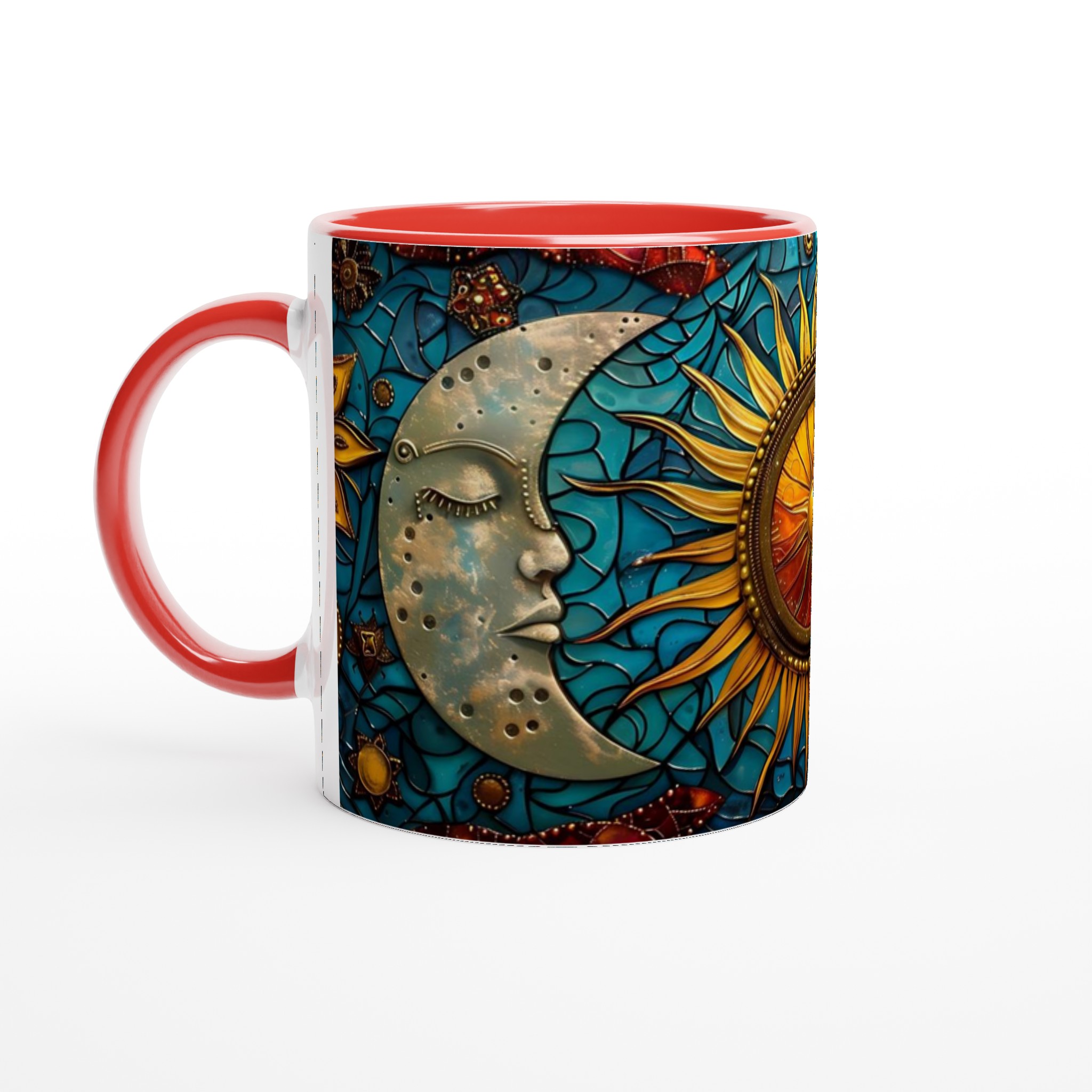 Celest Mugg: Sol & Måne i Stained Glass-stil – Välj din färg 5 eb1a17f6-95be-495d-bbb0-b6216abbcc17