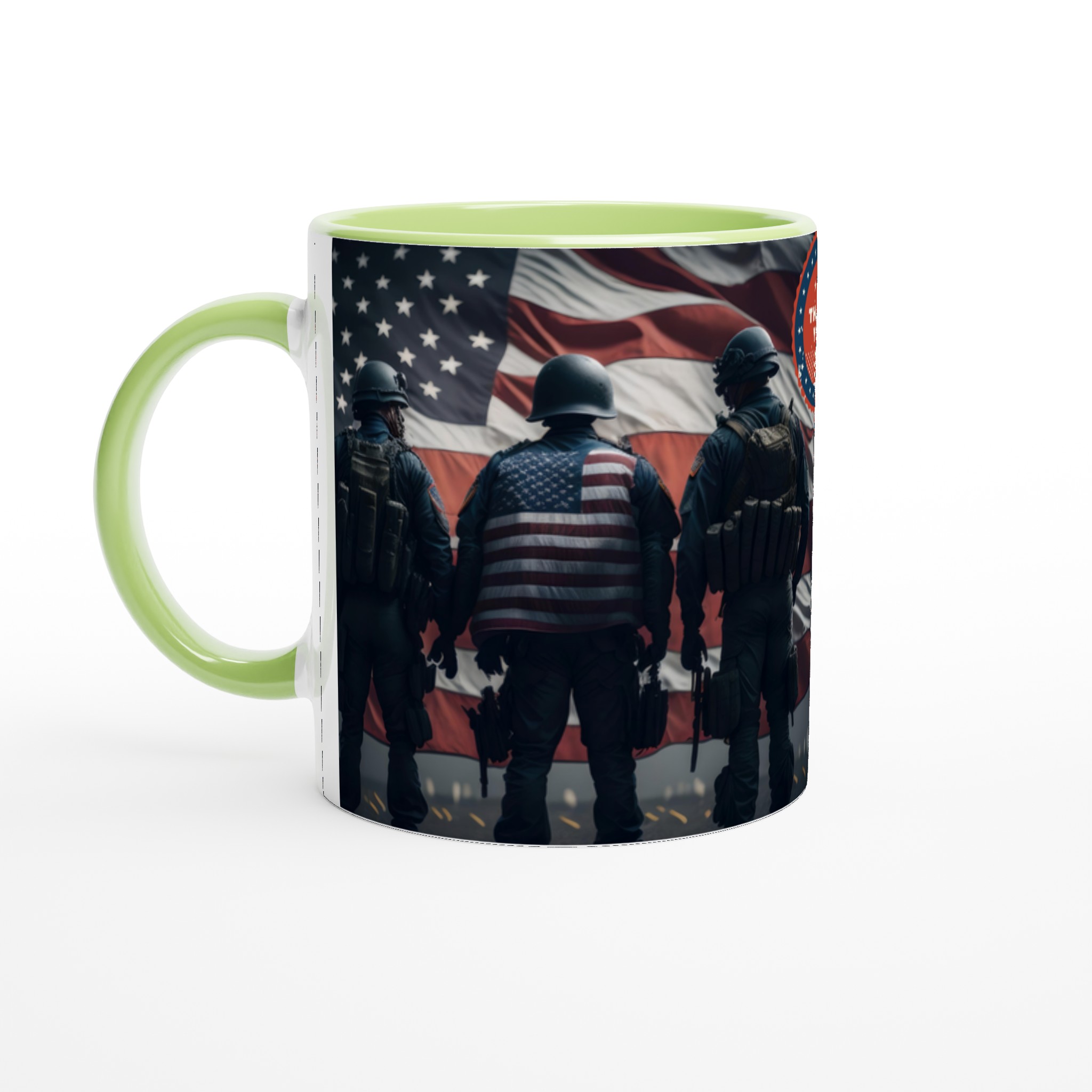 Hyllning till hjältarna: 11oz Keramikmugg med flaggmotiv – Perfekt för patriotiska presenter 7 eb1b1b04-c3a8-4c22-bb62-138bed612667