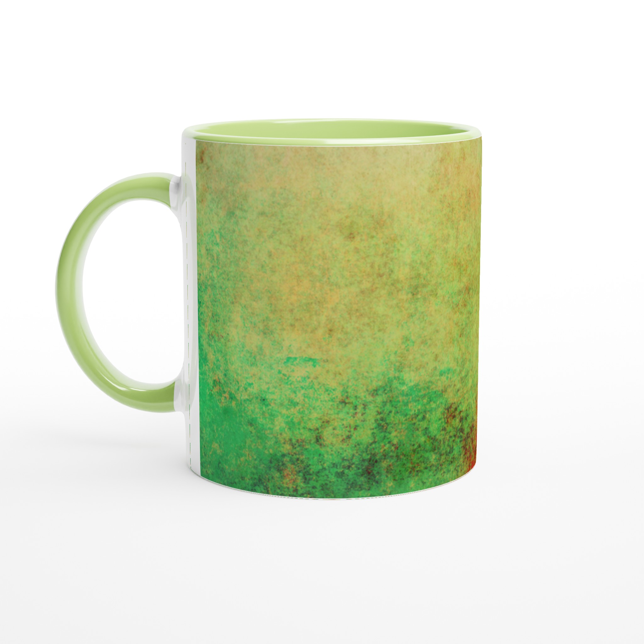 Vit 11oz keramisk mugg med färgstarkt abstrakt motiv – välj bland flera livfulla keramikkulörer 7 eb3141ed-4417-4d70-9407-49aa2b8efd05