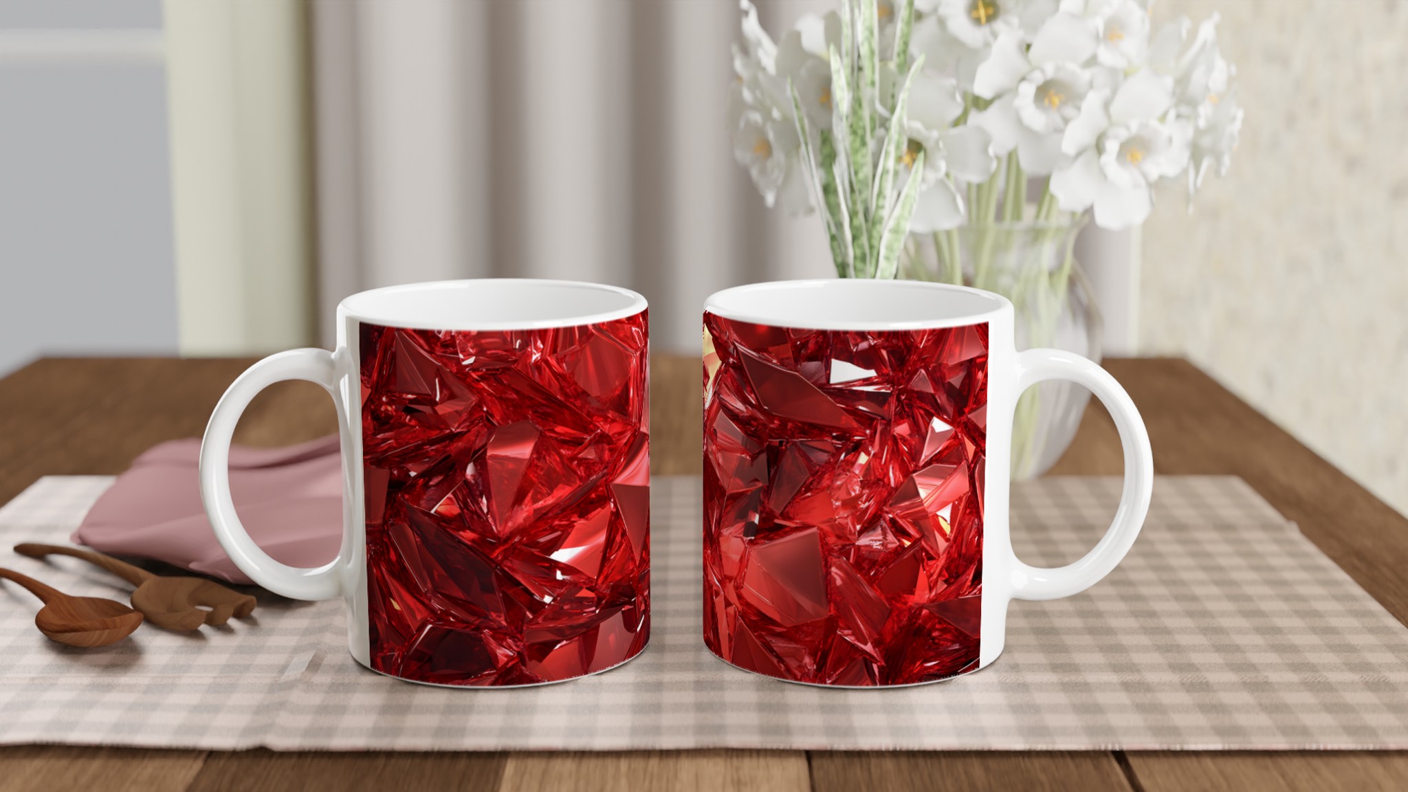 Rubinröd Kristallmugg – 11 oz Keramisk Mugg för Glittrande Drycker i Sju Färger 10 ebacbe31-4a85-4543-aac7-99d66dcc158d