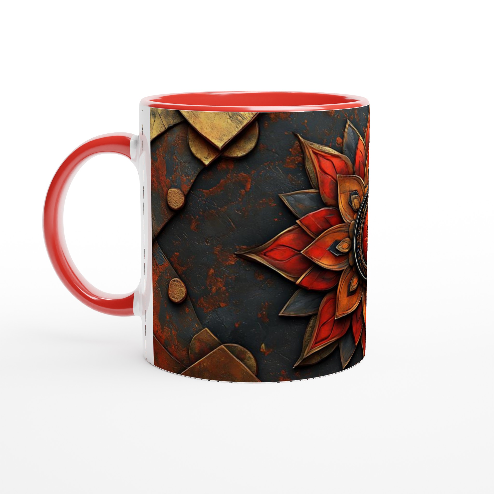 Zen Mandala Mugg - Vackert Konsttryck i Rustika Toner - Välj din Färg på Keramik 5 ebd1c340-e2a9-422b-b614-f459040d5bf7