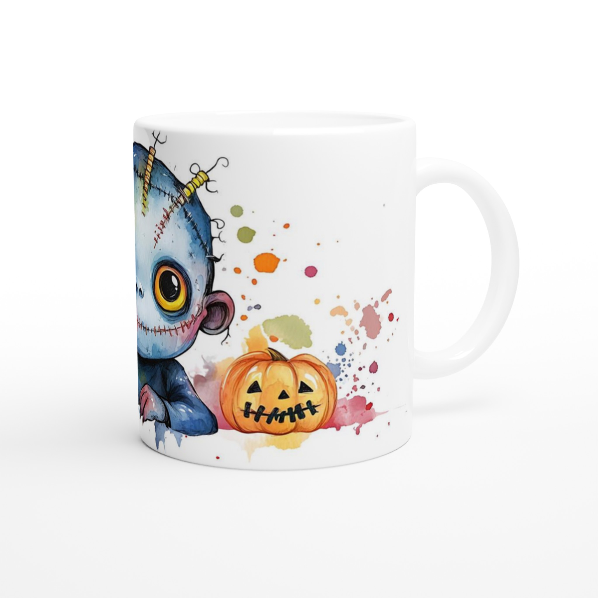 Söt Frankenstein Mugg – Unik Halloween Design på 11oz Keramisk Mugg 9 ebe93b0d-2828-48ee-8e73-93480ca93072