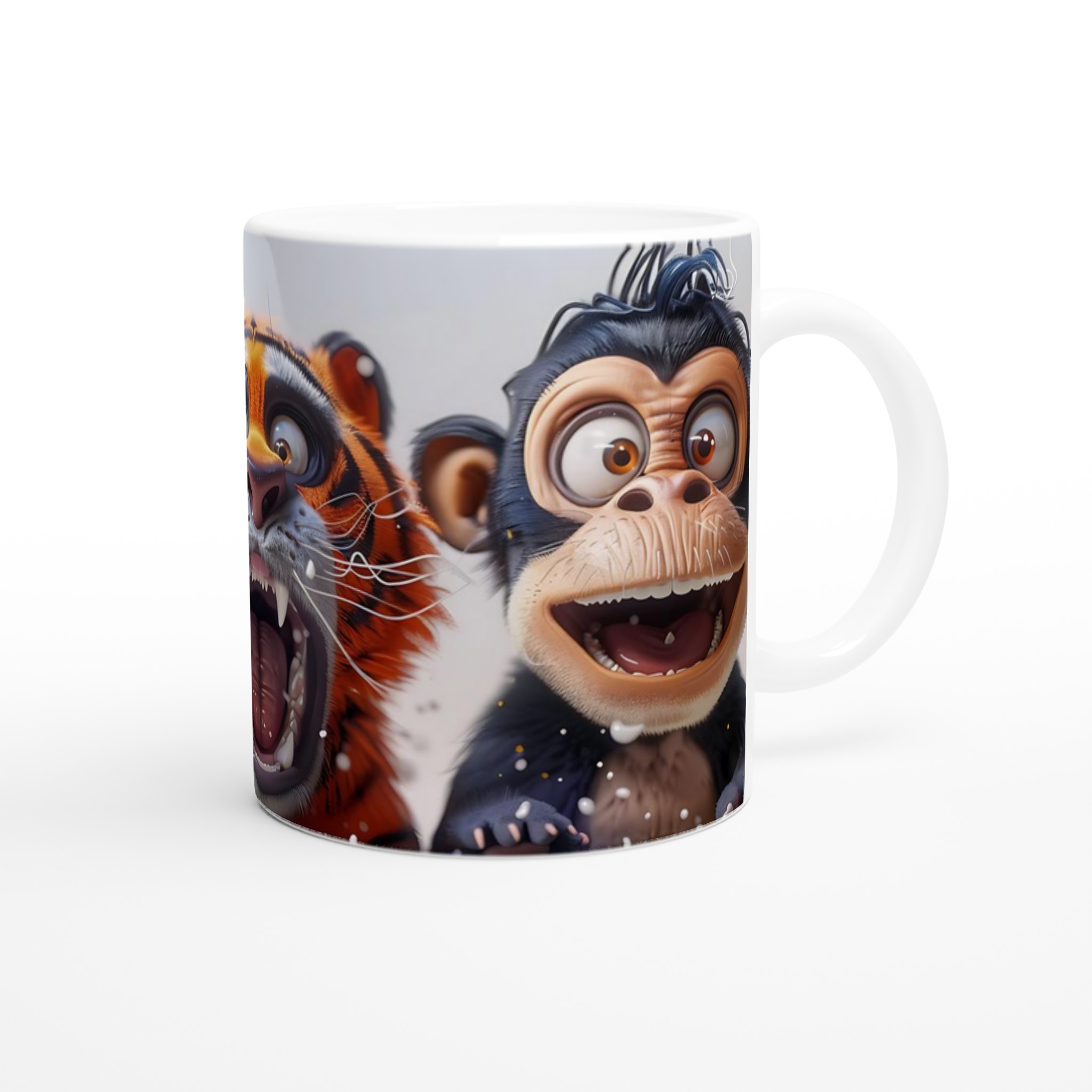 Humoristisk Djurtrio Keramikmugg – Perfekt för att Liva Upp Din Kaffepaus, Välj bland 7 Livfulla Färger! 9 ec02407f-e40b-43a9-b2f9-6d2e5acc3933