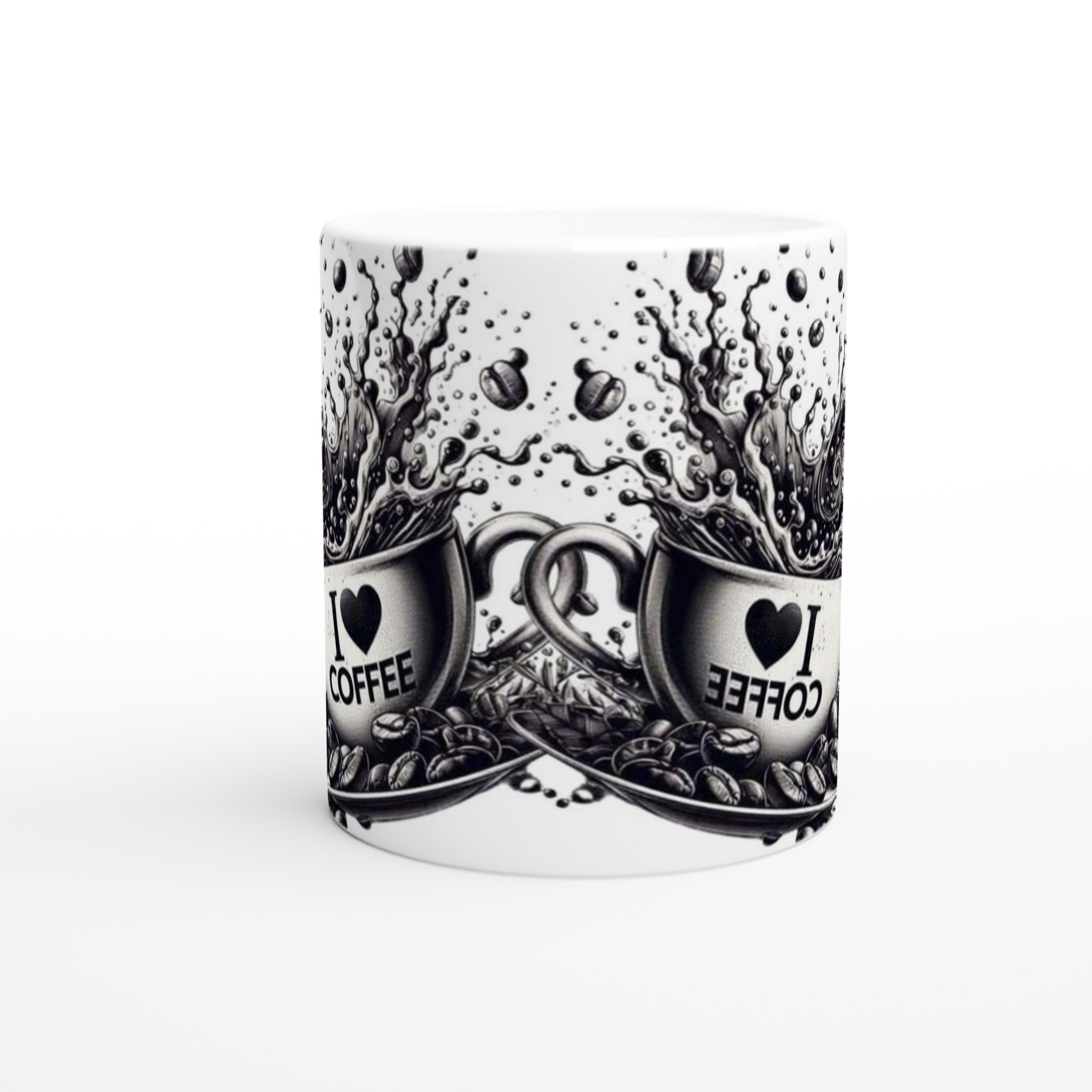 I ♥ Coffee 11oz Keramisk Mugg med Dynamisk Kaffemotiv i Väljbar Färg 9 ec1ed6d8-cae4-4d86-abac-690fe89b6fd3