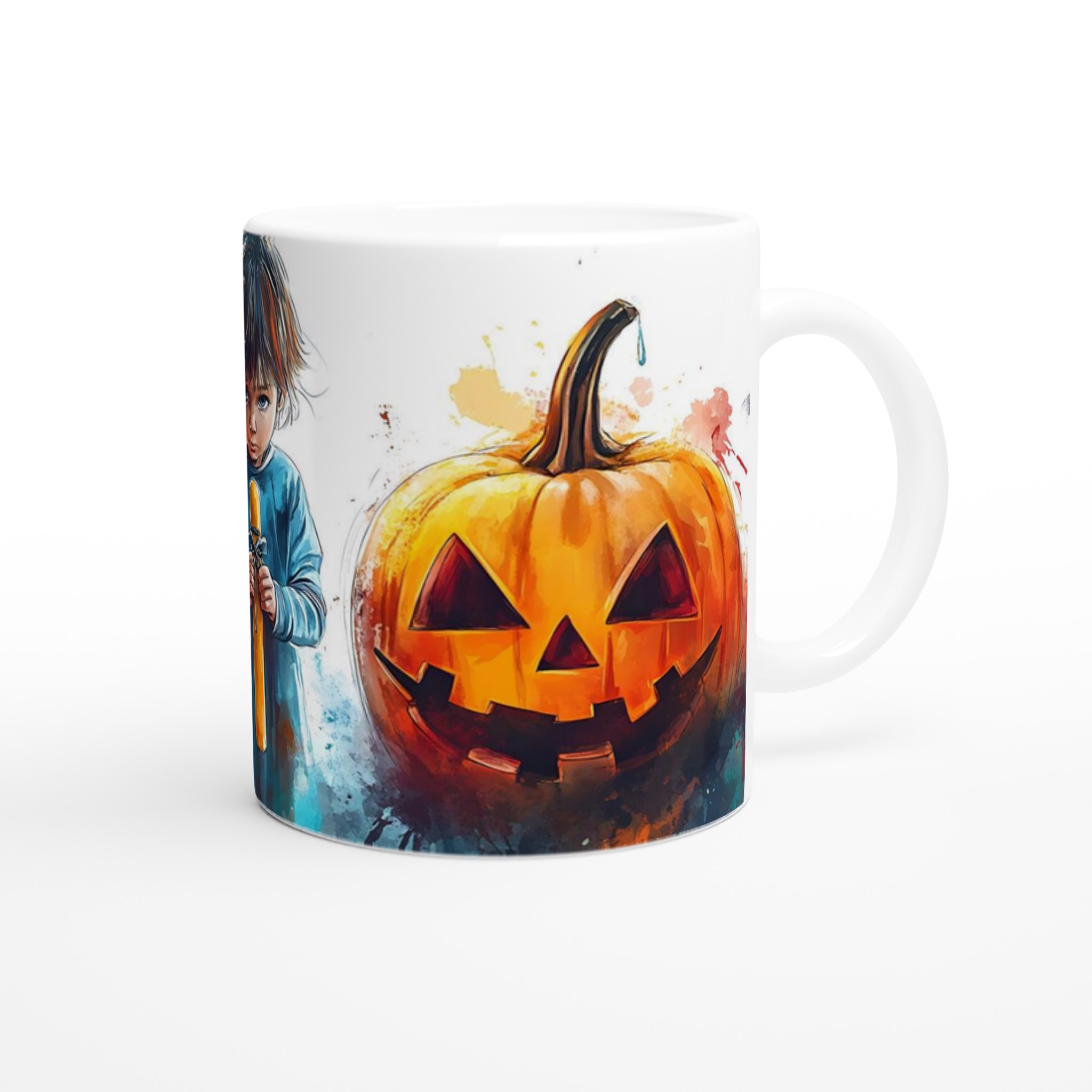 Mystisk Akvarell Halloween Mugg - Personlig Keramisk Kaffe- & Temugg i Valfri Färg 9 ec318a0e-9609-41cb-bccd-a6acee53539c