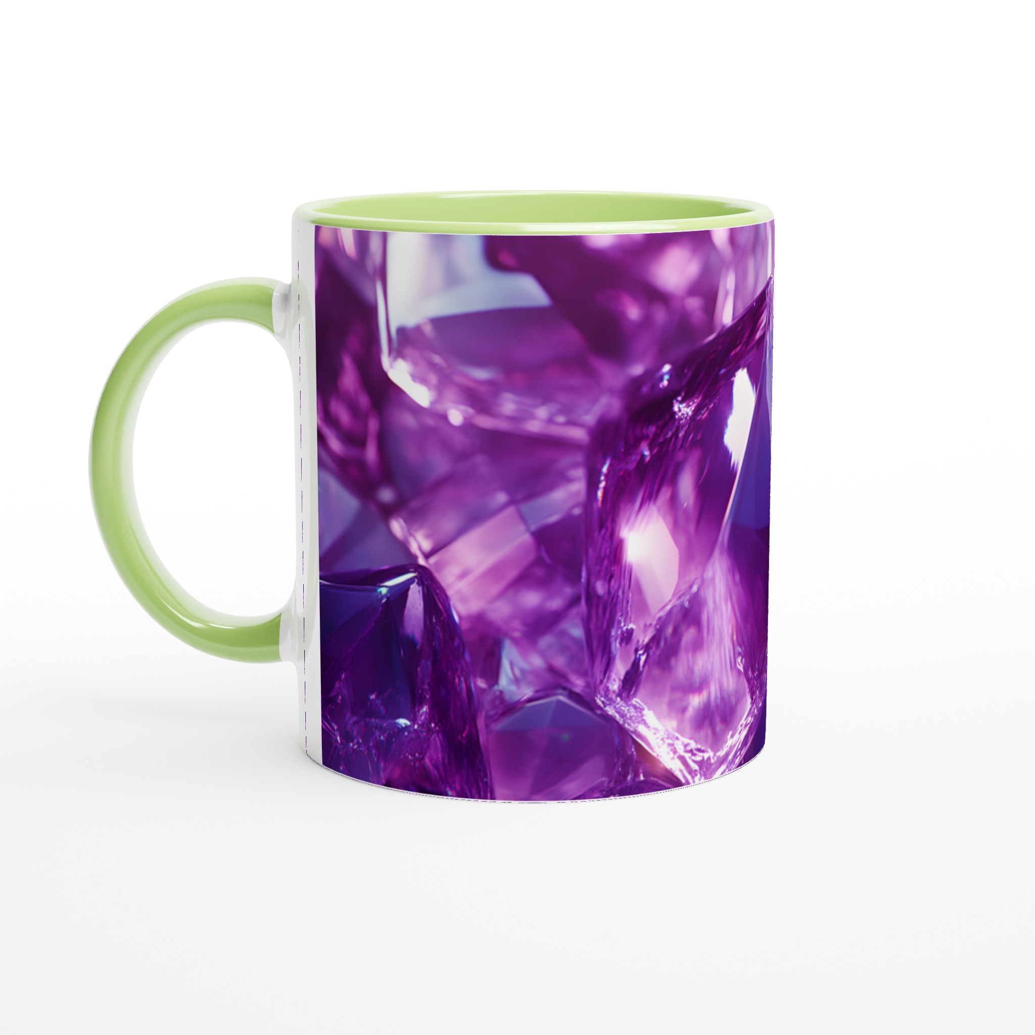 Ametistglans: 11oz Keramisk Mugg i Valfri Ädelstensfärg 7 ec38cef3-bf89-4641-9bd0-51c08cb2ee6f