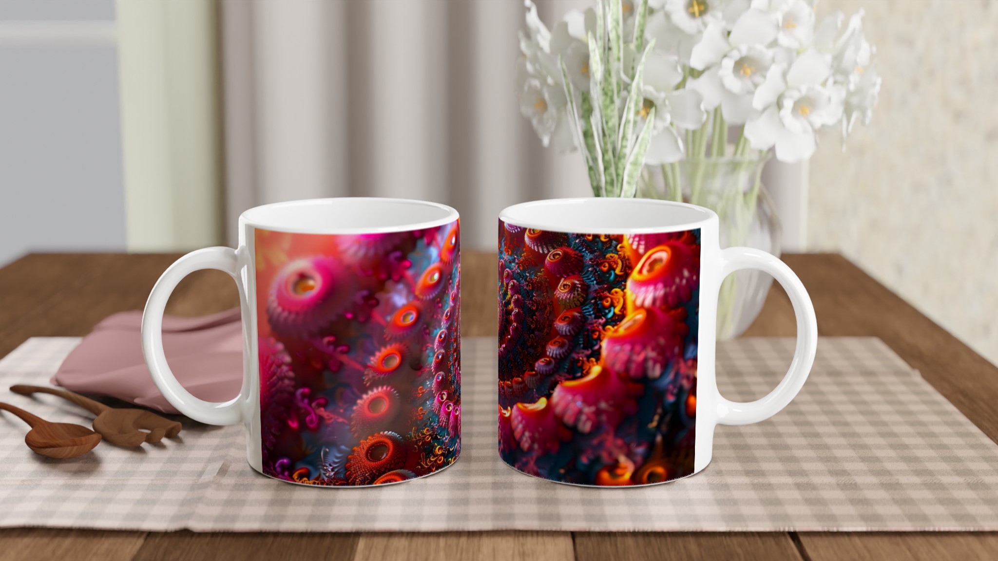 Abstrakt Fraktal Konst Mugg – Levande Kaffemugg i 7 Färger 10 ec48c66c-5f1d-49a2-a559-46f0eec65d55