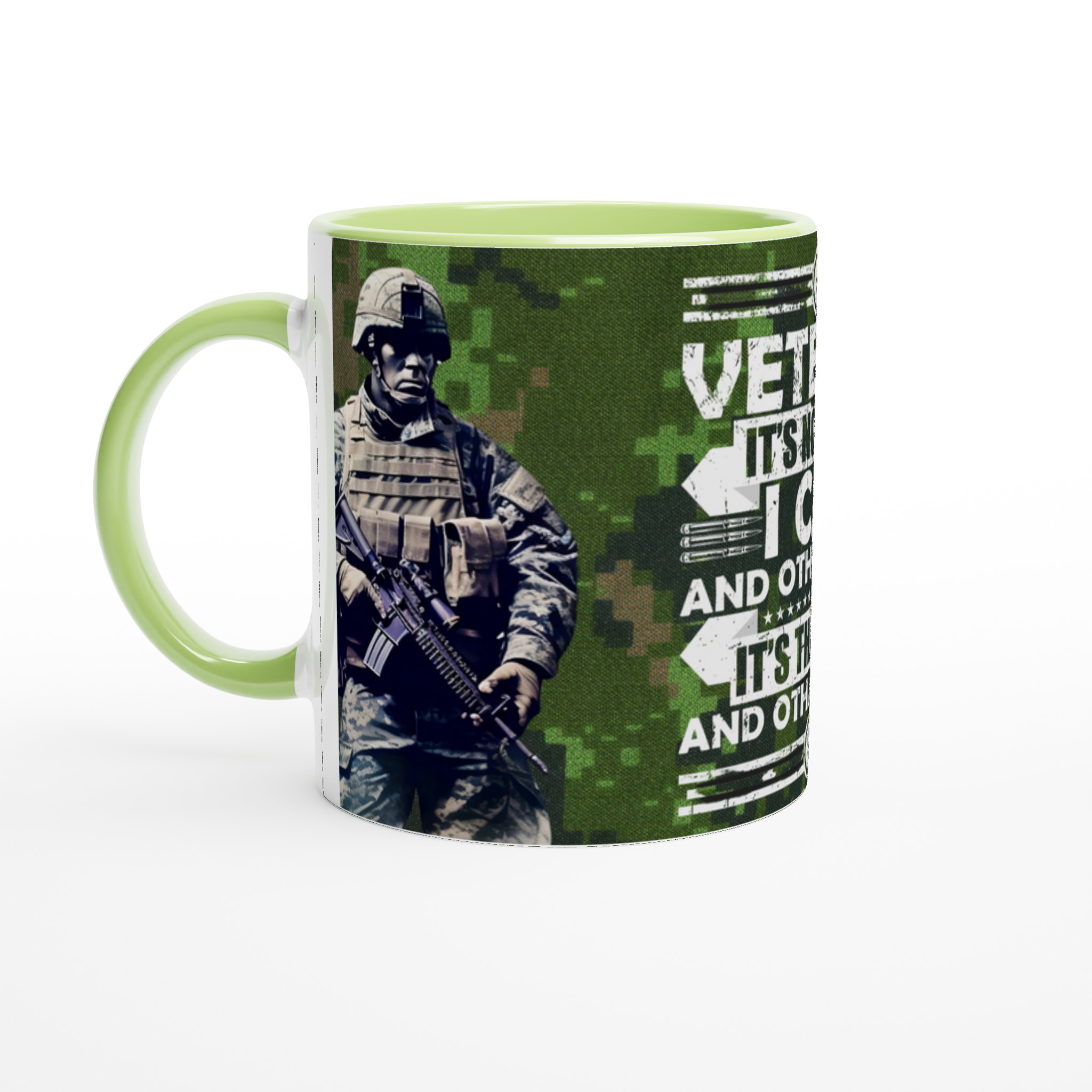 Veteran Inspirational 11oz Ceramic Mug – Bold Camouflage Style in Seven Colors 7 ec64e7a6-c14a-42f8-9ffd-b422abef6930