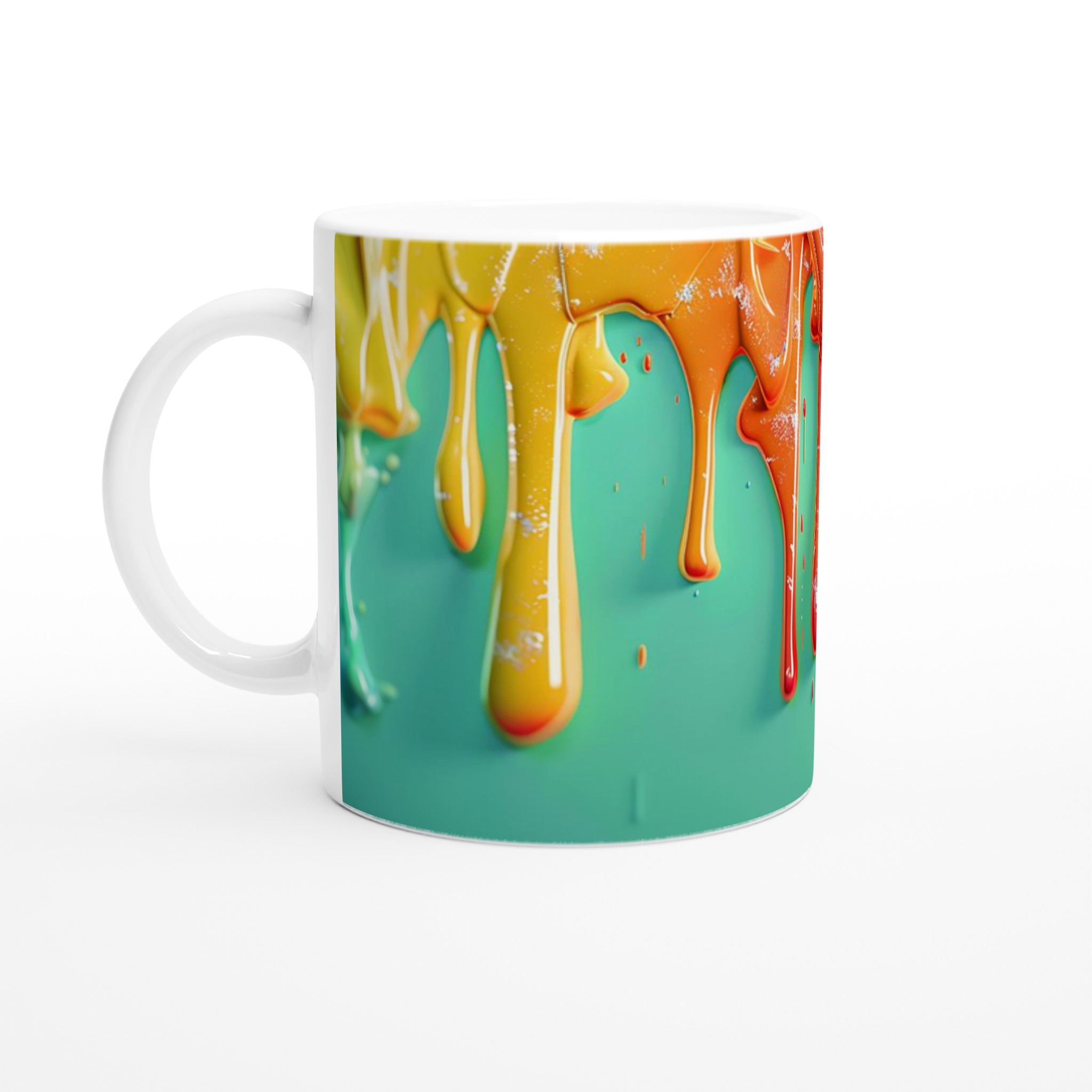 Färgglad Stänk Keramikmugg - 11oz premiummugg i 7 livfulla nyanser för kaffe, te & glädje! 1 eca7e4d5-8048-41ff-82e5-03ec0c3d6e64