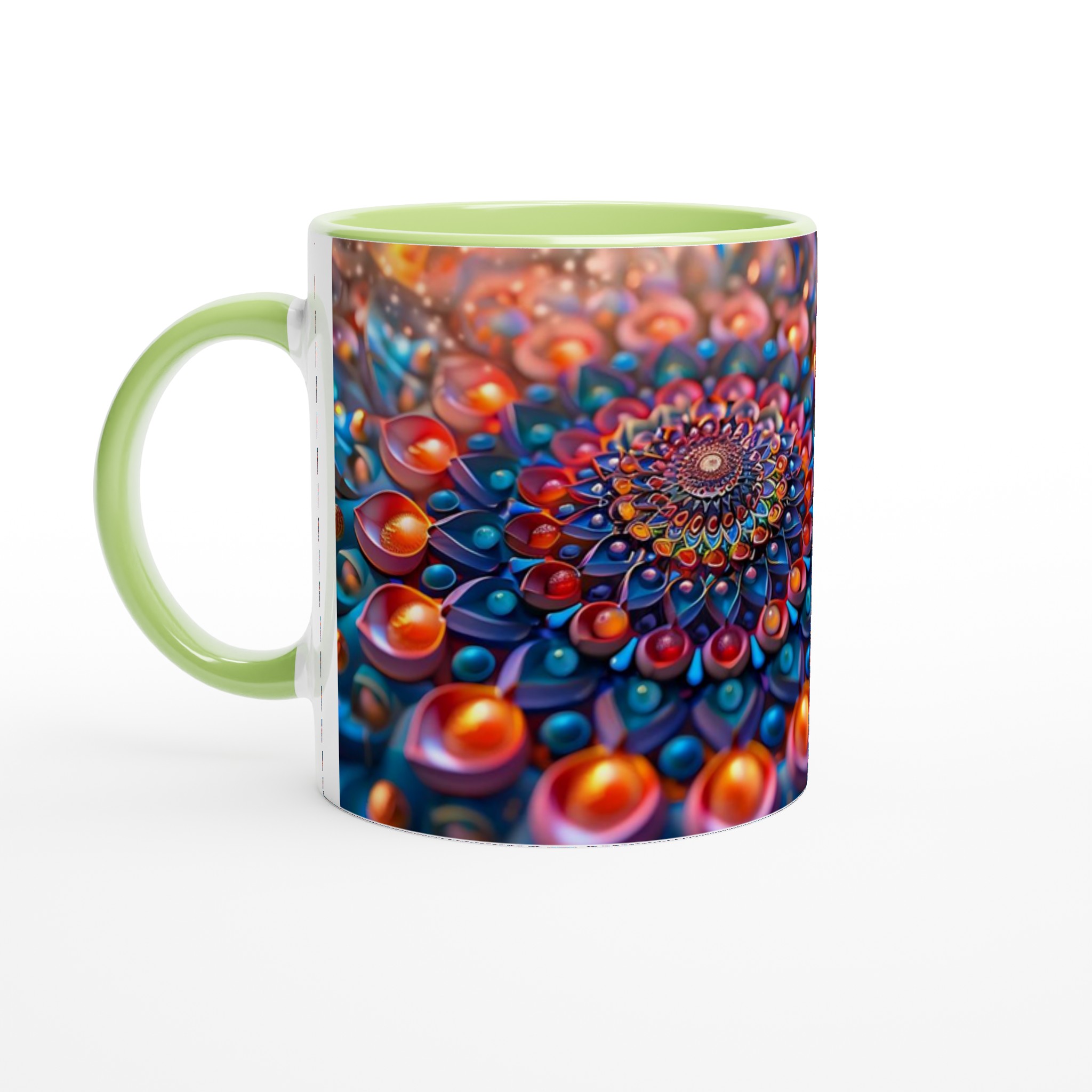 Kosmisk Blomster Keramisk Mugg – Upplev Din Favoritdryck i Strålande Färg 7 ecce4603-7cd3-4fcb-a756-56f22237d275