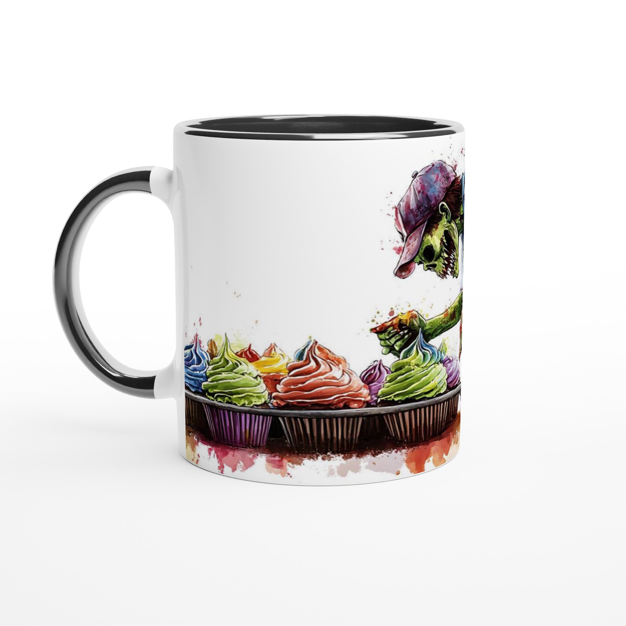 Zombie Cupcake Craze Keramikmugg - Skräckinjagande söt 11oz kaffemugg i ditt färgval! 4 ed121648-bd06-4747-b9cf-09c05c7fa7ba