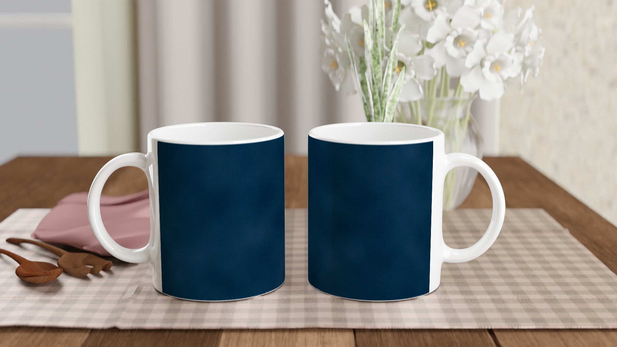 Elegant Vit 11oz Keramisk Mugg med Skarpa, Livfulla Tryck i Sju Färgvarianter 10 ed2d9658-ec08-400b-ad47-3fdbf383257a