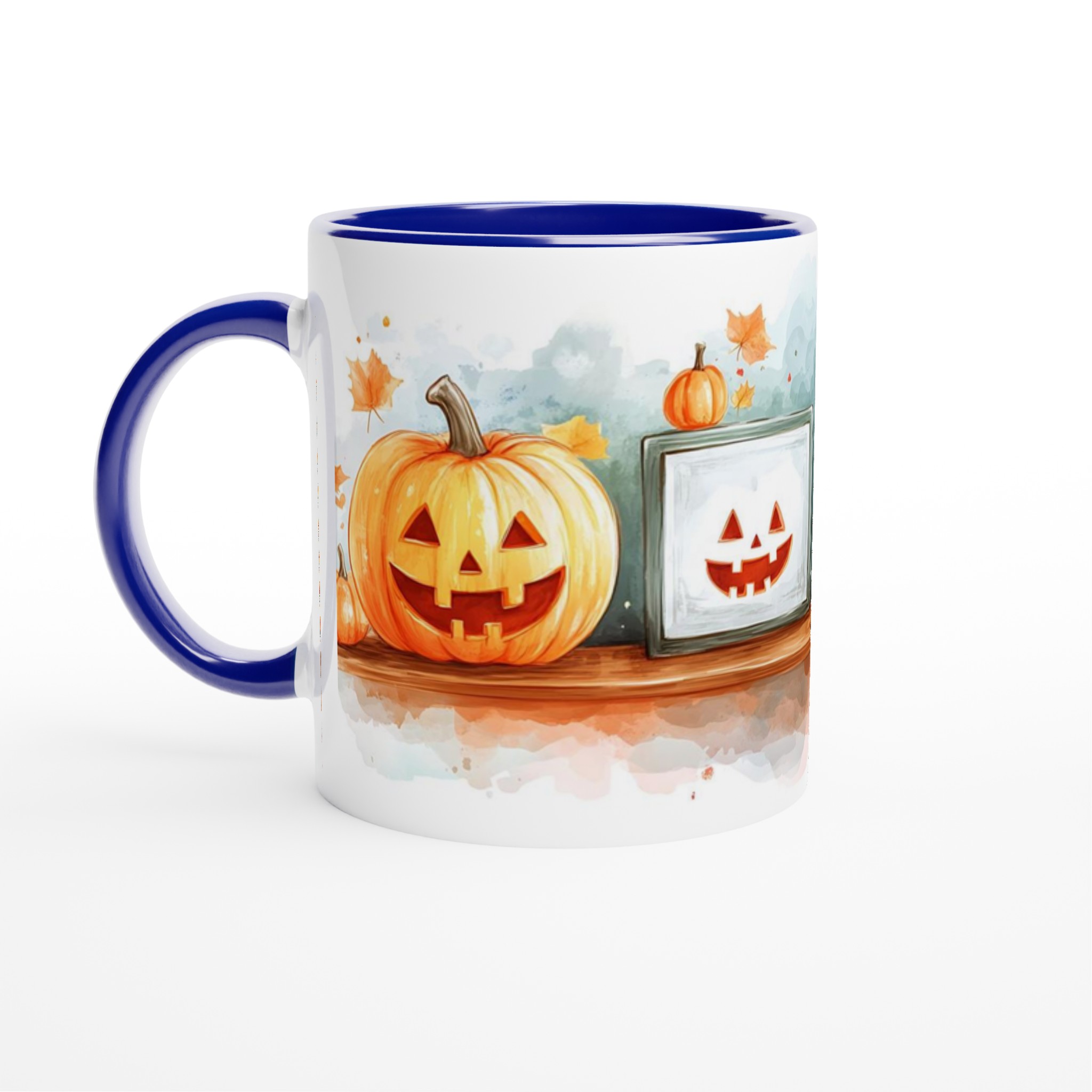 Glad pumpa 11oz keramikmugg – Perfekt för Halloween och mysiga höstdagar, välj din färg! 2 ed4877bb-788a-49e4-bd64-2ec82a02533d