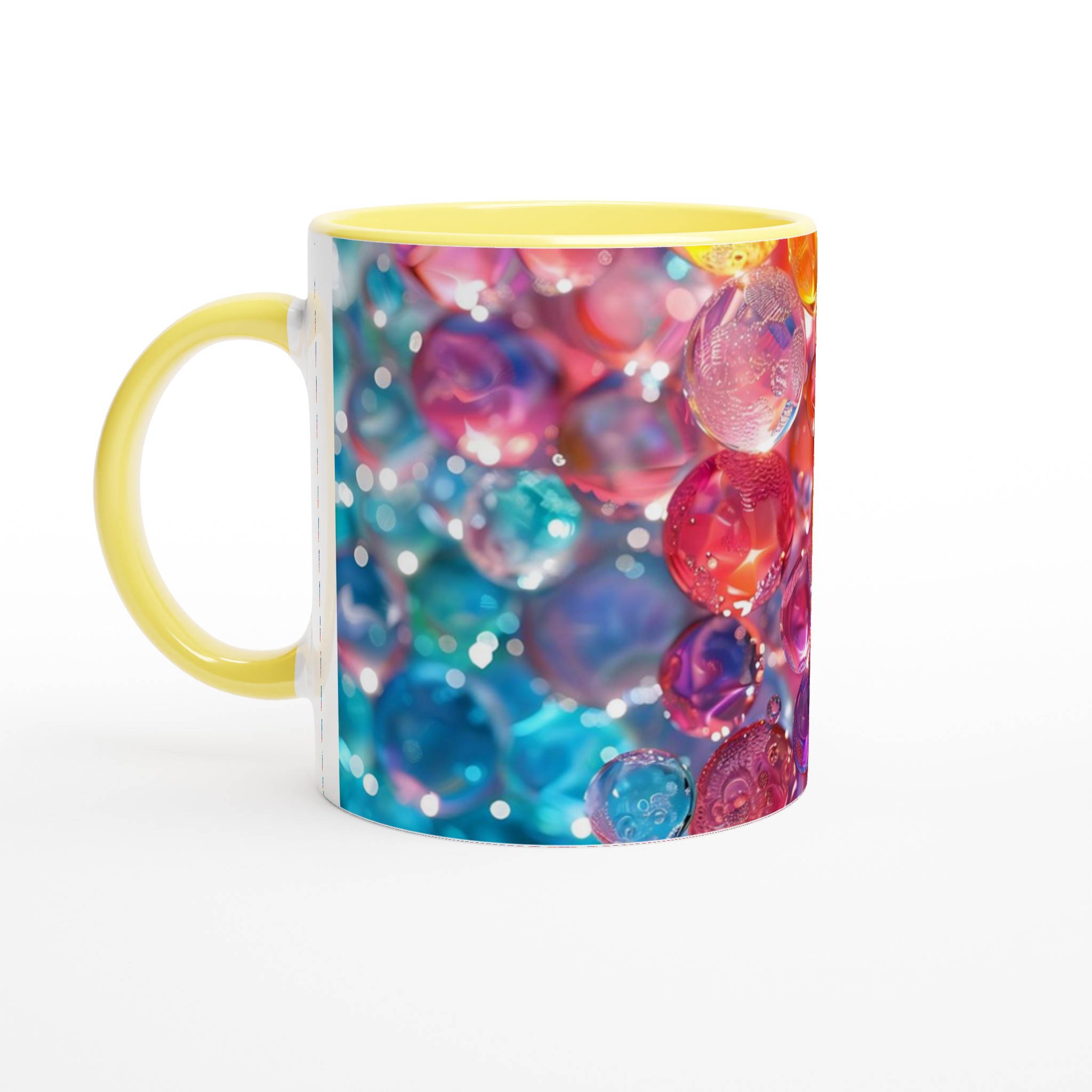 Färgexplosion 11oz Keramisk Mugg – Lysande Bubbeldesign i Din Favoritfärg 3 ed71e32c-2bf6-490b-b6ac-b88146f5f640