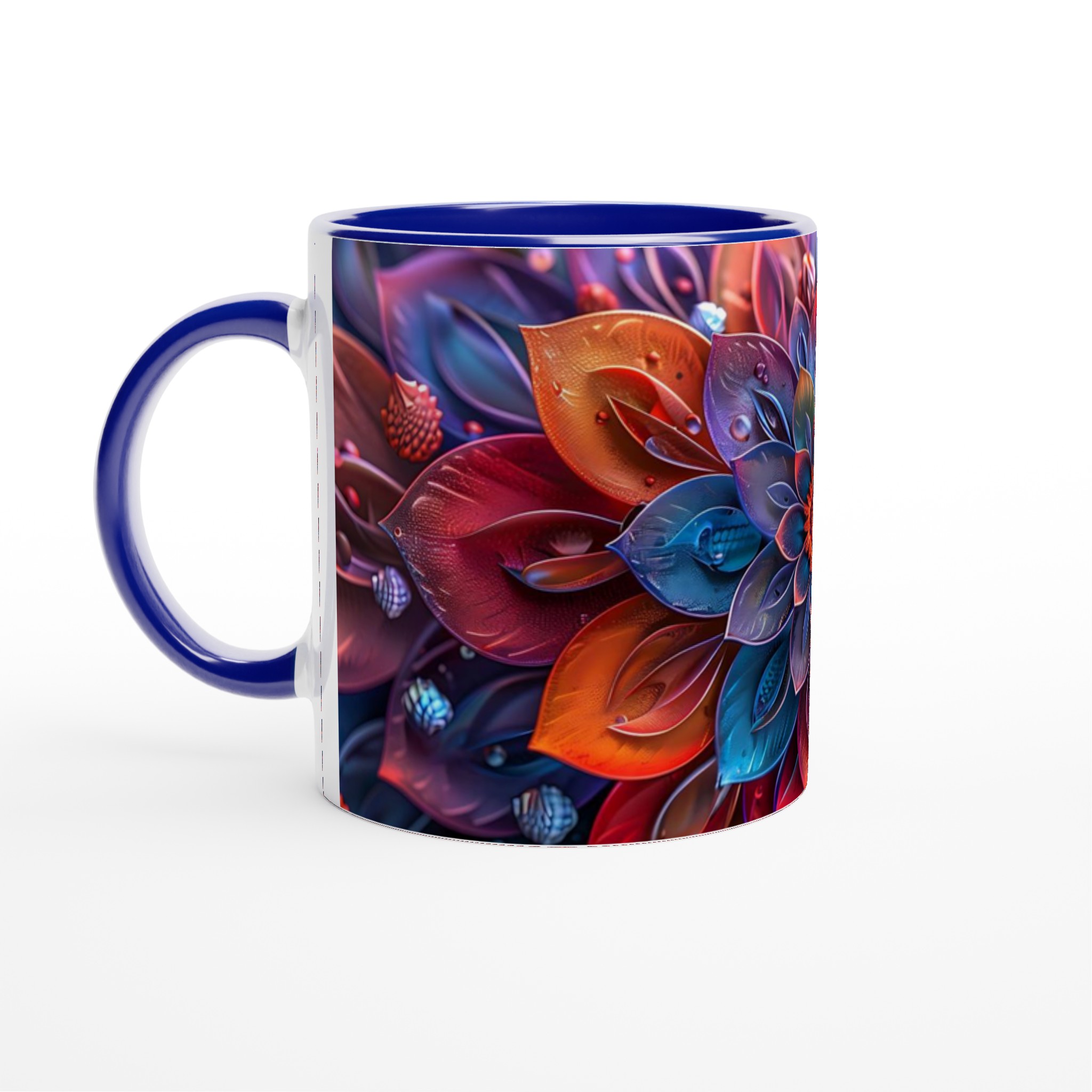 Abstrakt Mandala 11oz Keramisk Mugg – Konstfull Design i Levande Färger för Kaffeälskaren 2 ed82e026-7a15-42fa-ad7d-058707b9d4c2