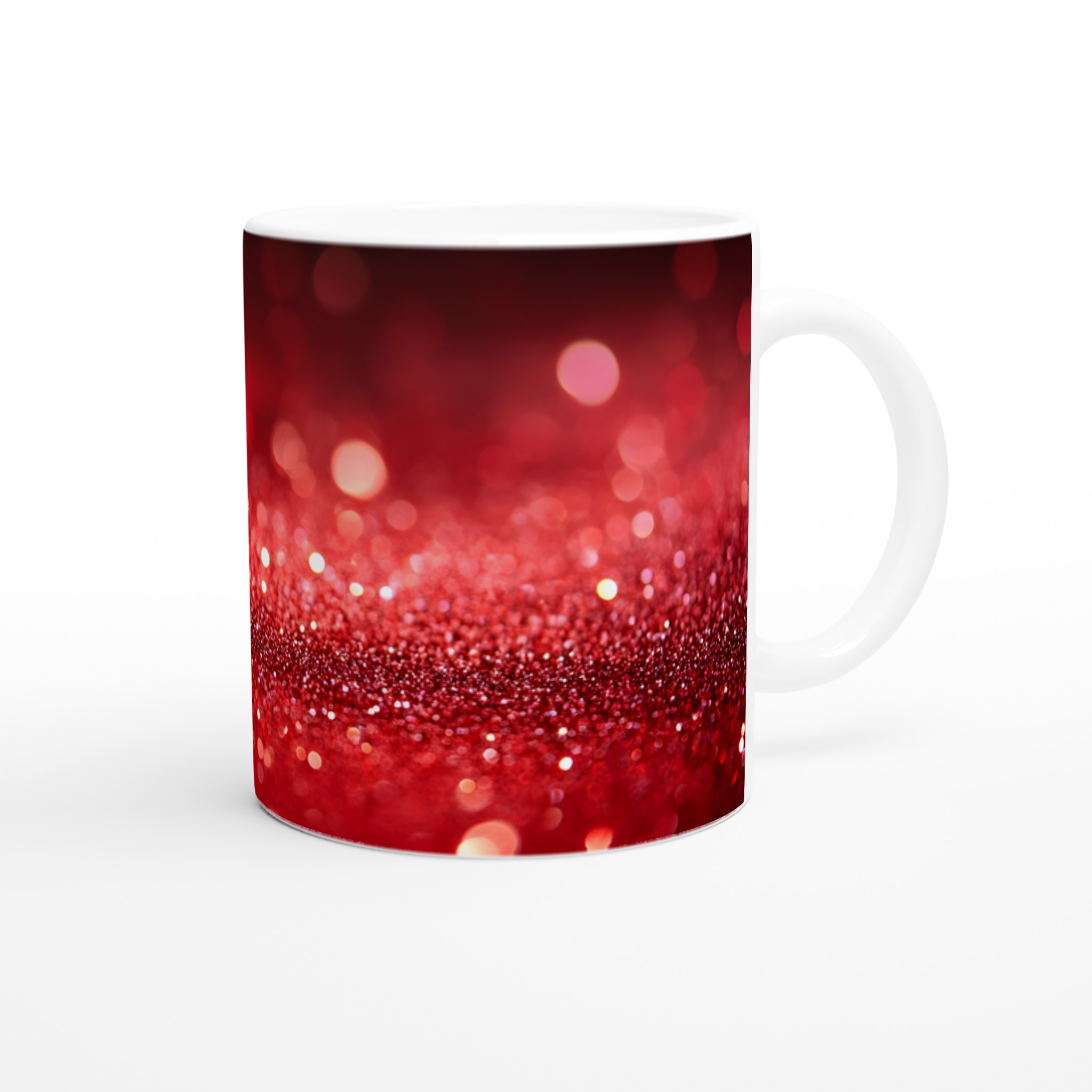 Glittrande Röd Keramisk Mugg – 11 oz För Din Vardagslyx i Valfri Färg 9 eddf7b05-1190-4fed-84c5-7ee6988c9ec6