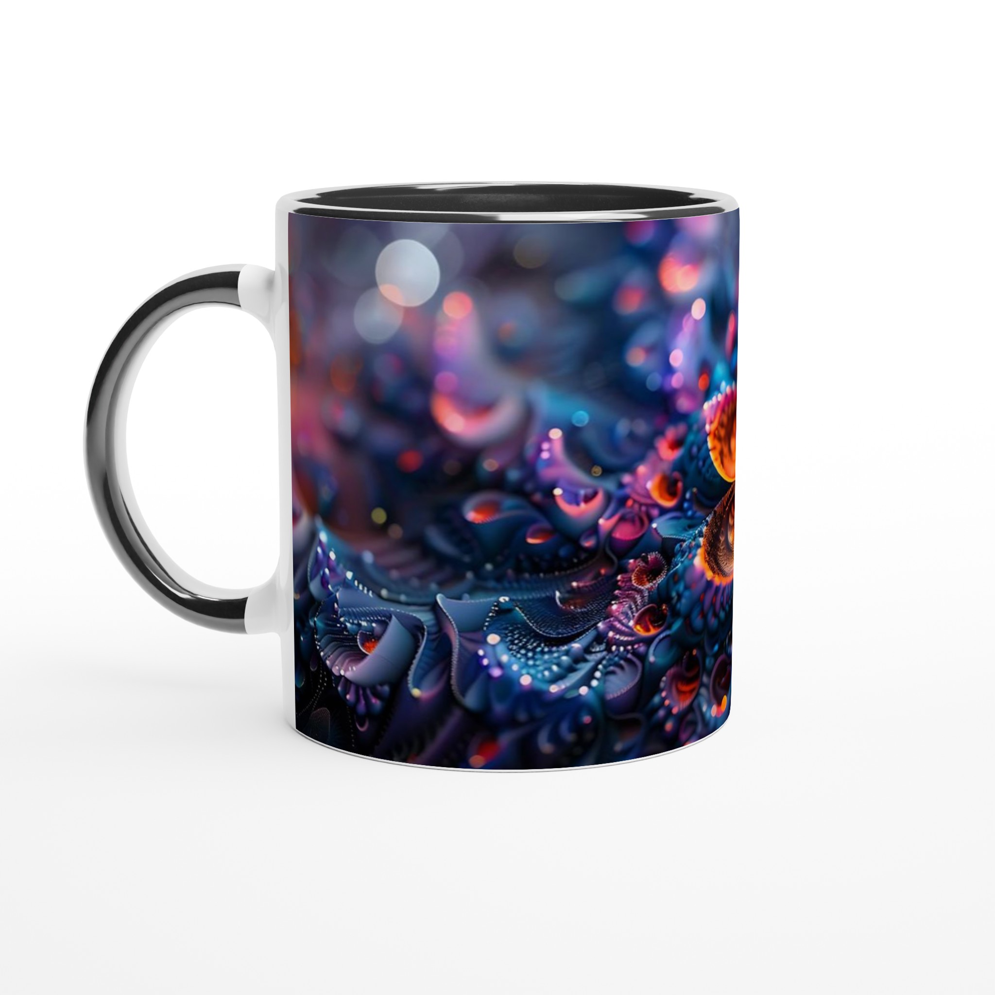 Kosmisk Blomster Keramikmugg - 11oz Magisk Design i Flera Färger 4 ee38663f-35df-4d9b-9ccd-b68add8bac53
