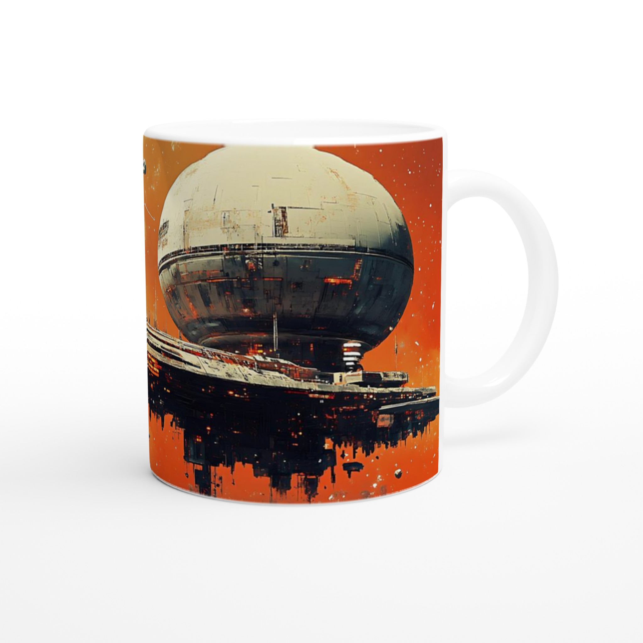 Space City Science Fiction Mugg – 11oz Keramikmugg i ditt val av sju djärva färger 9 ee3f9310-69fd-4832-826f-9c09d1638680