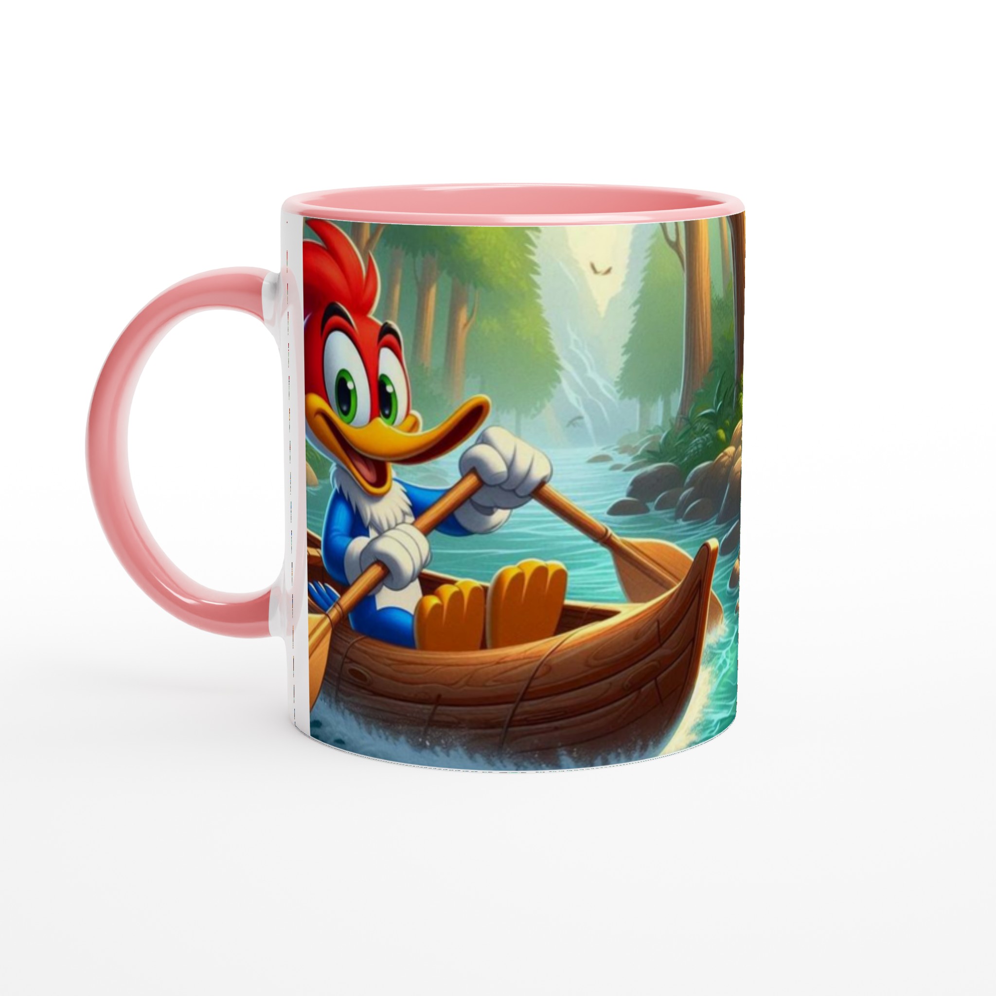 Färgstark Vit 11oz Keramisk Mugg med Charmig Tecknad Design i Flera Färger 6 ee676370-3f0d-4357-895d-db0908b01cc9
