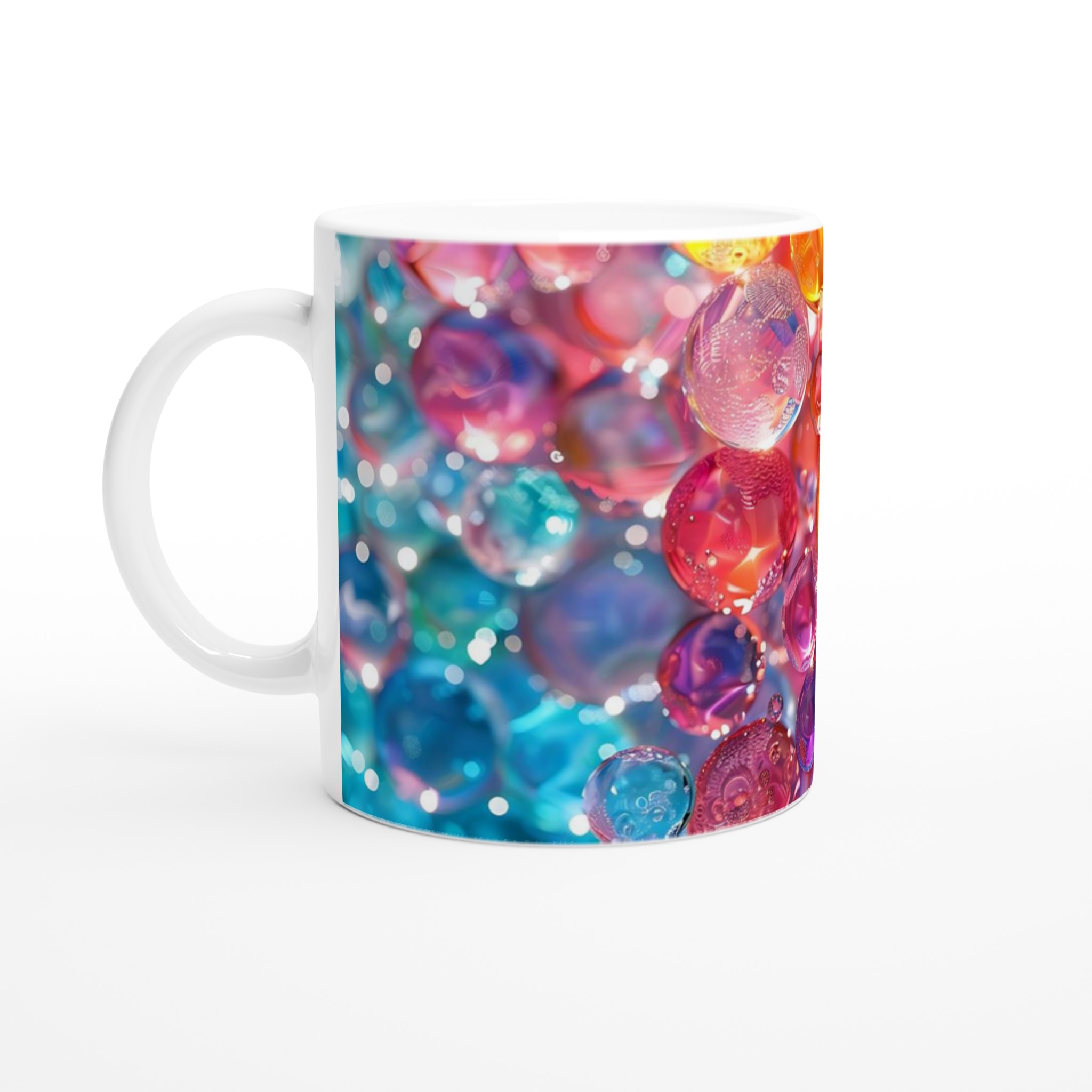 Färgexplosion 11oz Keramisk Mugg – Lysande Bubbeldesign i Din Favoritfärg 1 eebedd55-528d-40d8-be3b-9ff422eff410