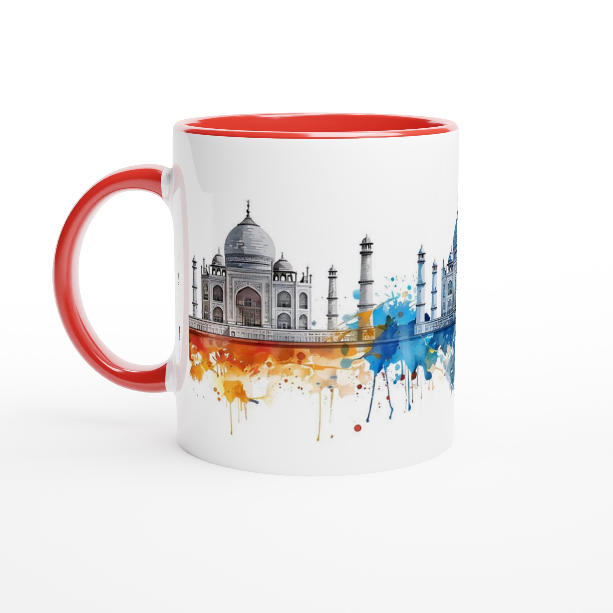 Taj Mahal Akvarell Mugg – Kulturell Skönhet i Levande Färg, 11 oz Keramik Mugg 5 eec9eed8-6d76-40ec-8c25-bed051cc6c9e