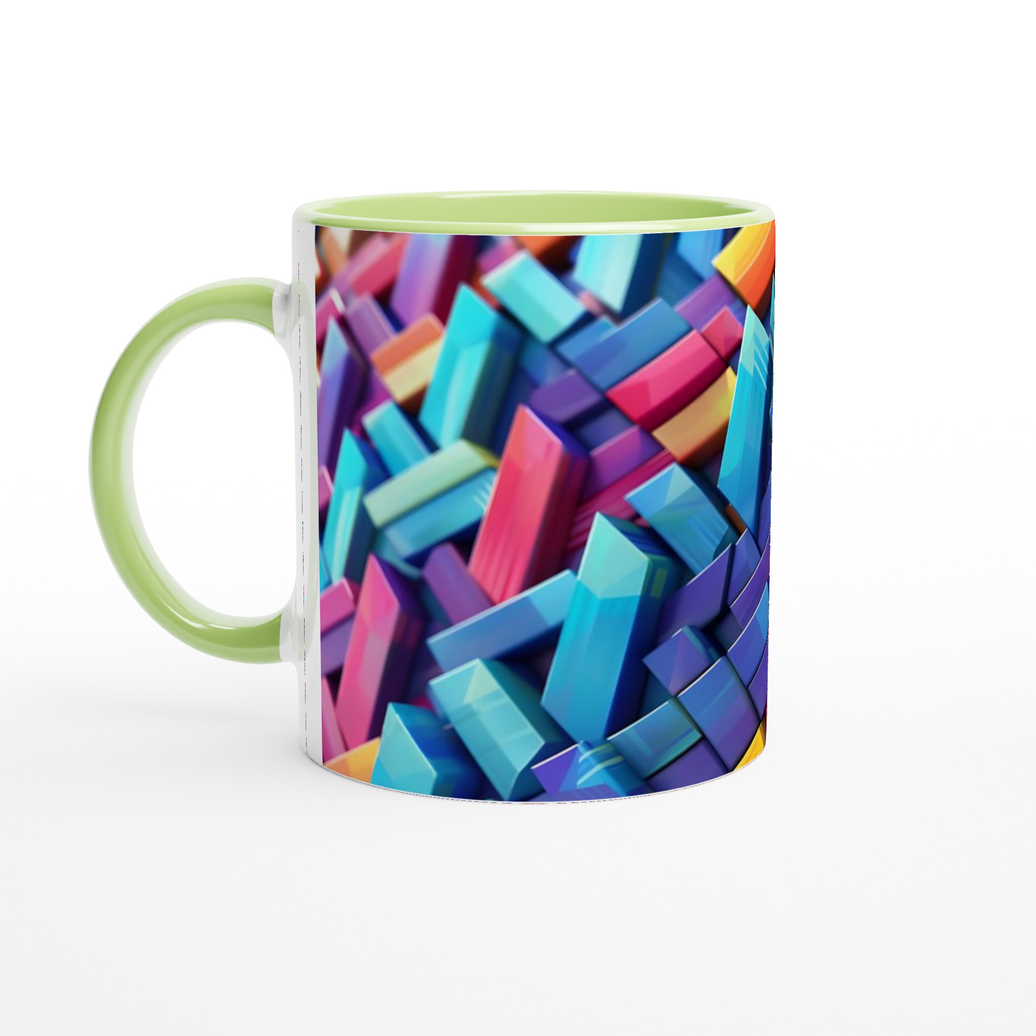 Abstrakt Färgprakt 11oz Keramikmugg – Din Kaffepaus, Din Färgstarka Favorit! 7 eed0e260-67bd-4a27-82b4-65f0f0a4bb38
