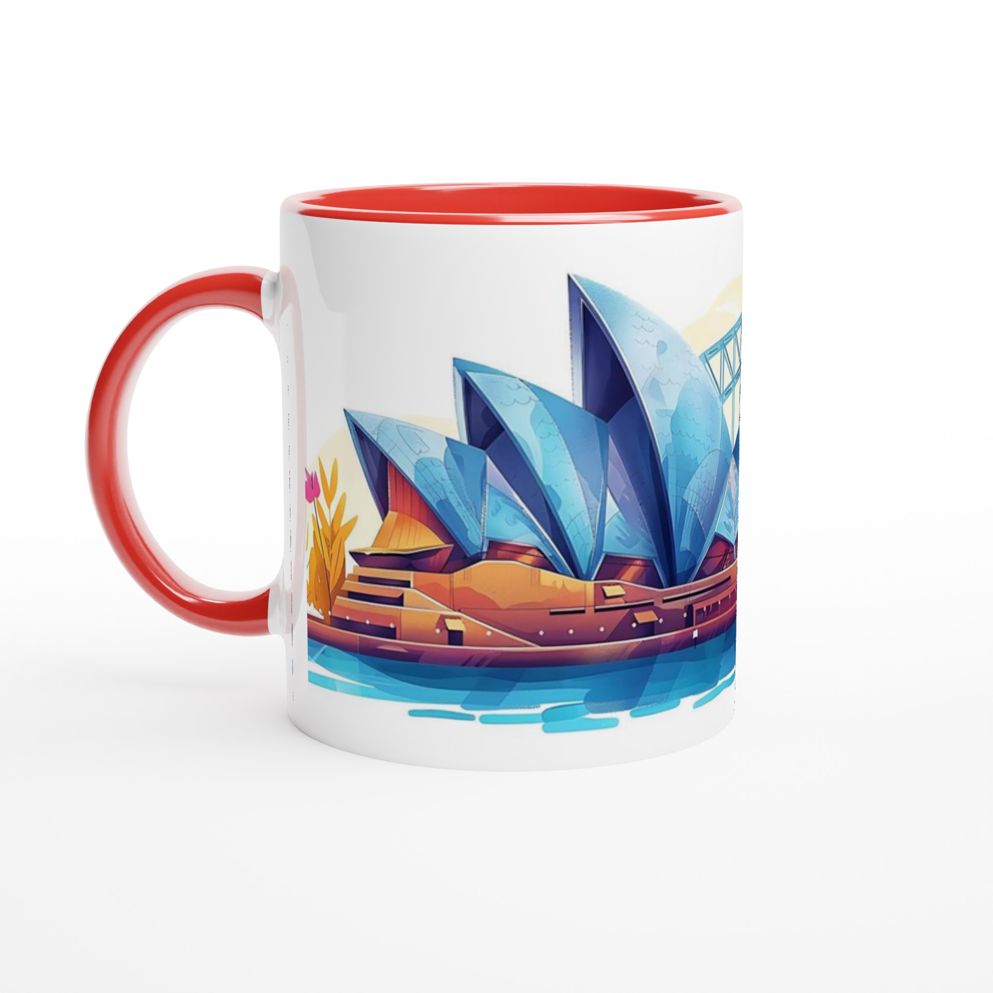 Sydney Opera House Konstnärlig Mugg – Välj bland 7 Livfulla Keramiska Färger! 5 eedc793a-d9ee-43b4-9b6d-bdc9ae58430b