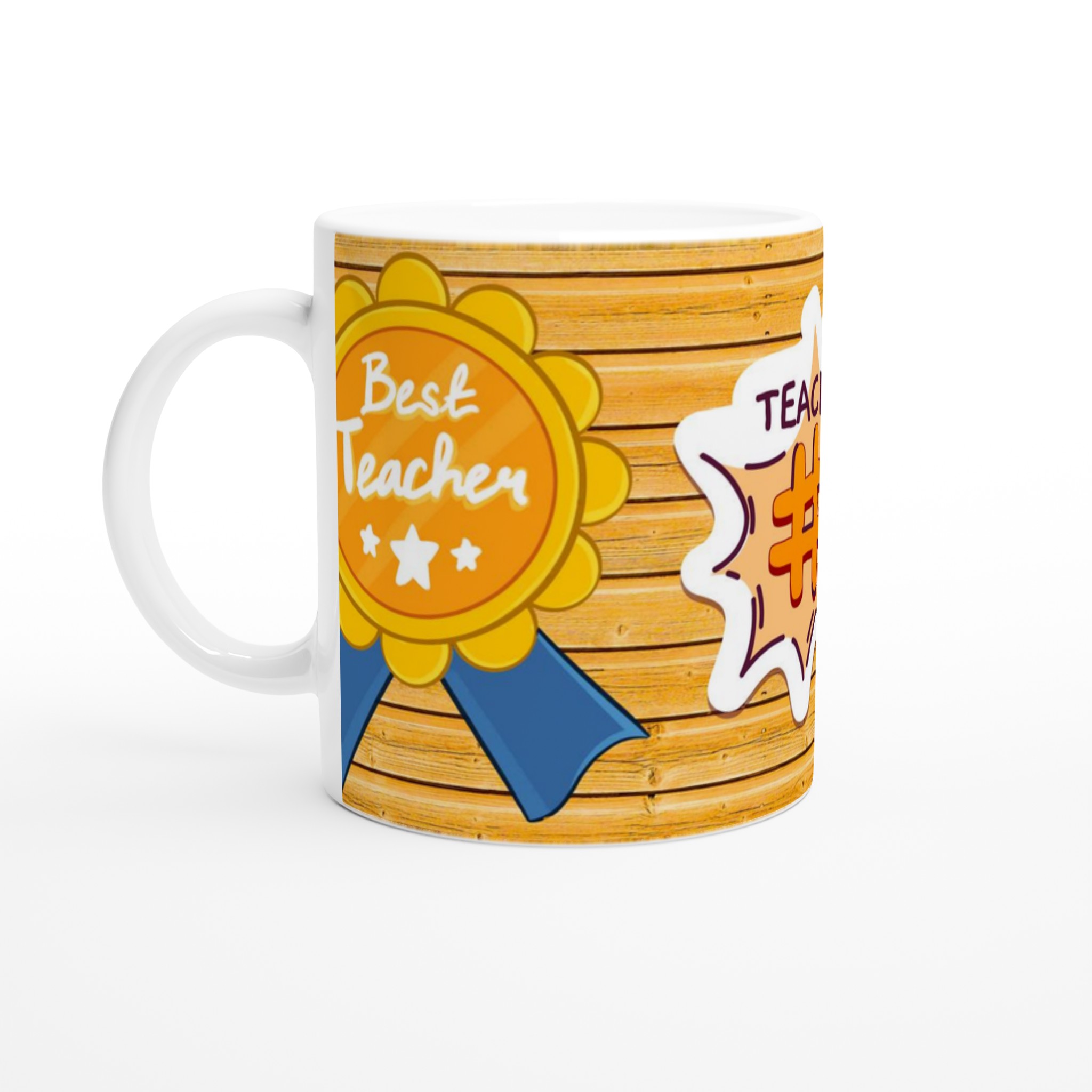 Vit 11oz keramisk mugg – Hylla lärare med glädje i sex färgstarka nyanser 1 eee43097-c381-47cf-a070-a26a9396838d
