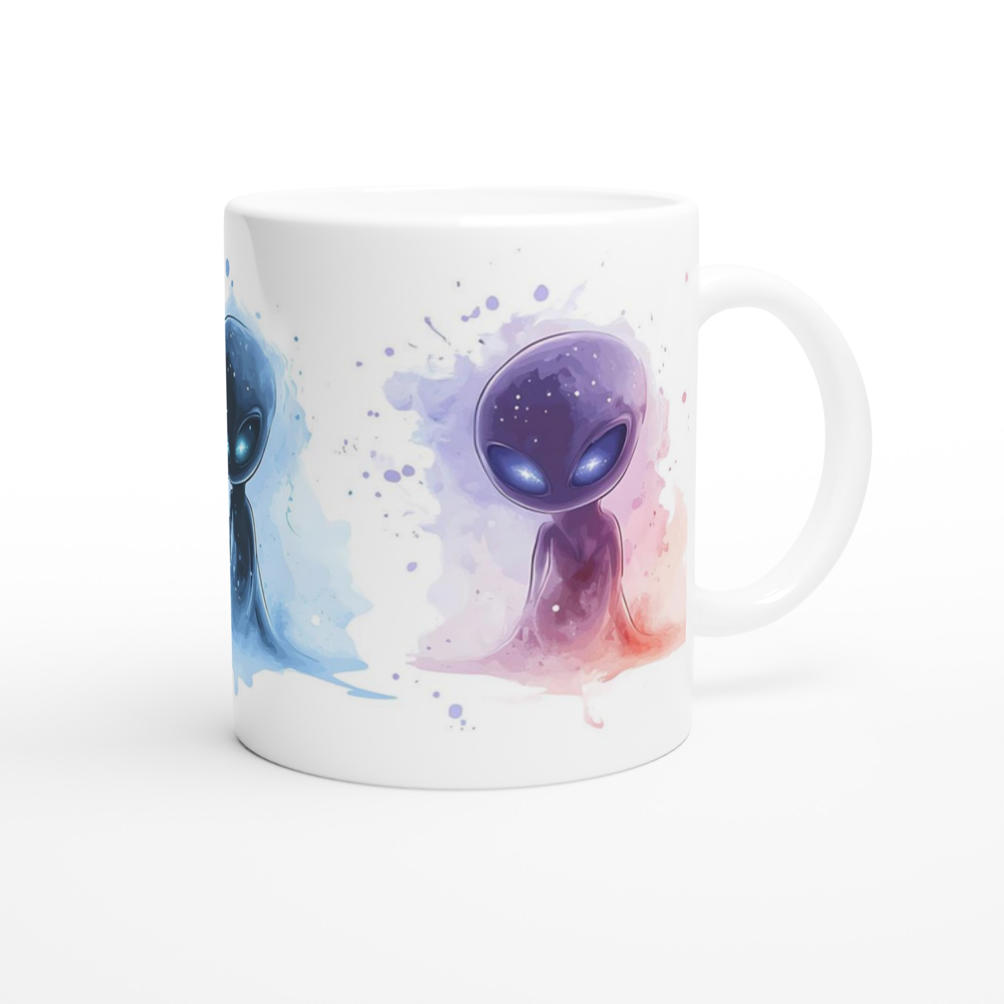 Kosmisk Kompis Mugg – En Färgsprakande Extraterrestial Vän för Din Kaffestund i Valfri Keramikfärg 9 ef142a49-2c43-47f2-b9c9-53bc4a7c80bf