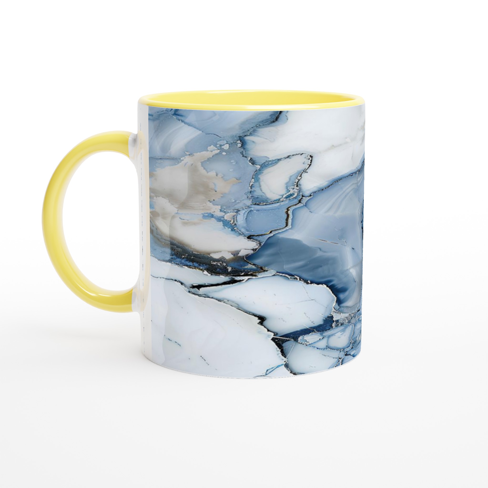 Abstrakt Marmormugg i Blått & Vitt – 11 oz Keramikmugg för Modern Stil 3 ef1f57b9-1fc5-4ab7-810a-c5e462d60df2