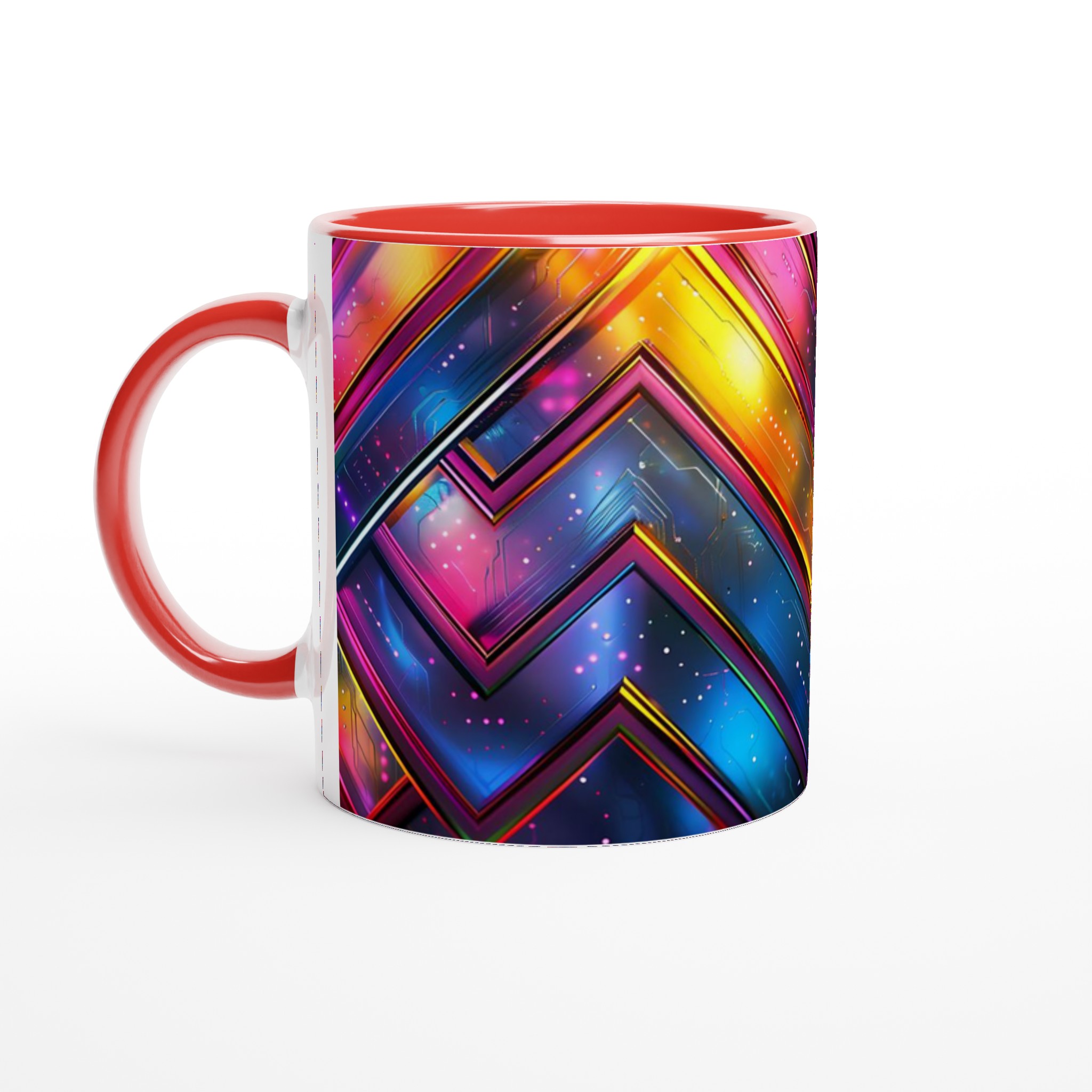 Neon Digital Circuit Keramikmugg – Färgglad Zigzag Design & Högteknologisk Vibe i Valfri Färg 5 ef413f88-672a-49e9-875d-4c8ef8ba9418