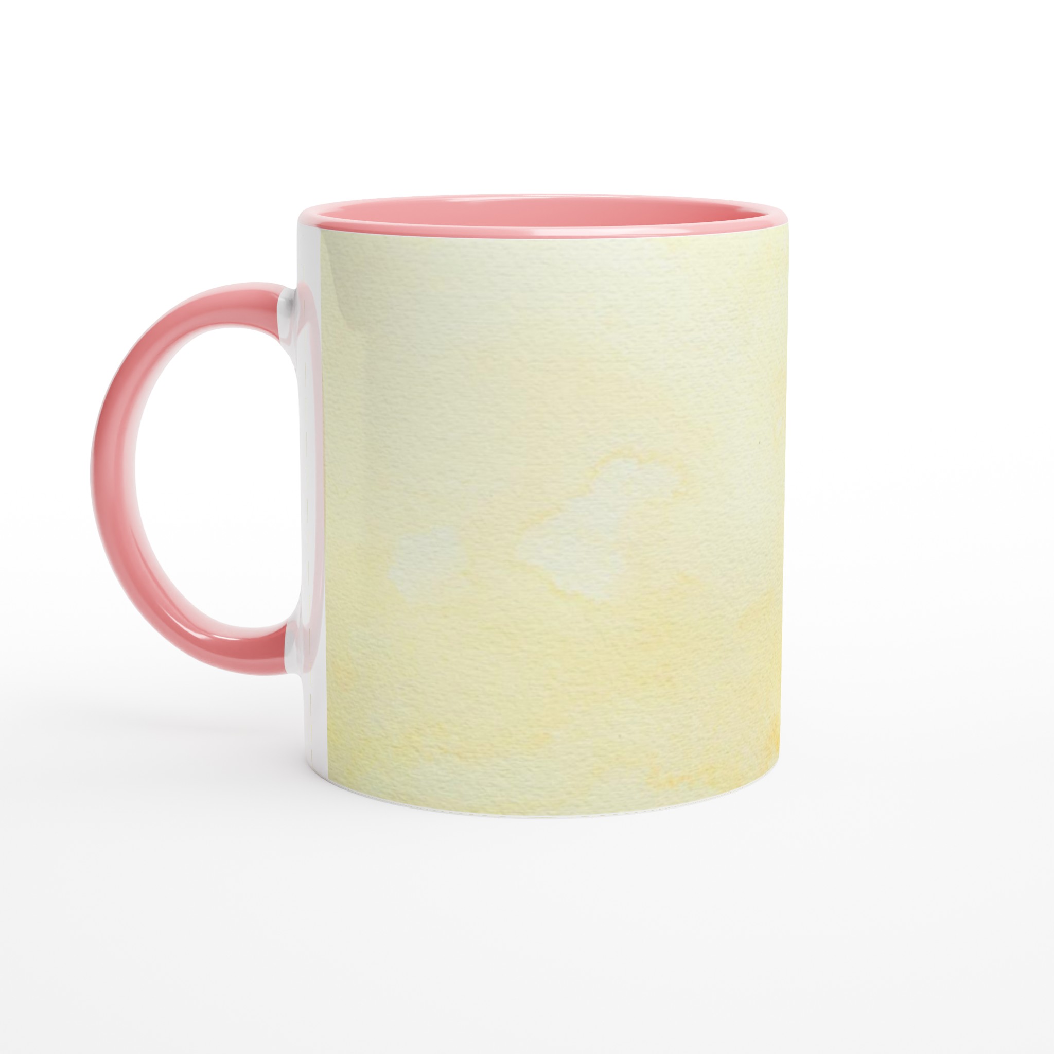 Vit 11oz Keramisk Mugg med Solgul Akvarellkänsla – Välj Din Perfekta Färg 6 ef491603-3858-4465-b6f9-f1f533d0c58f