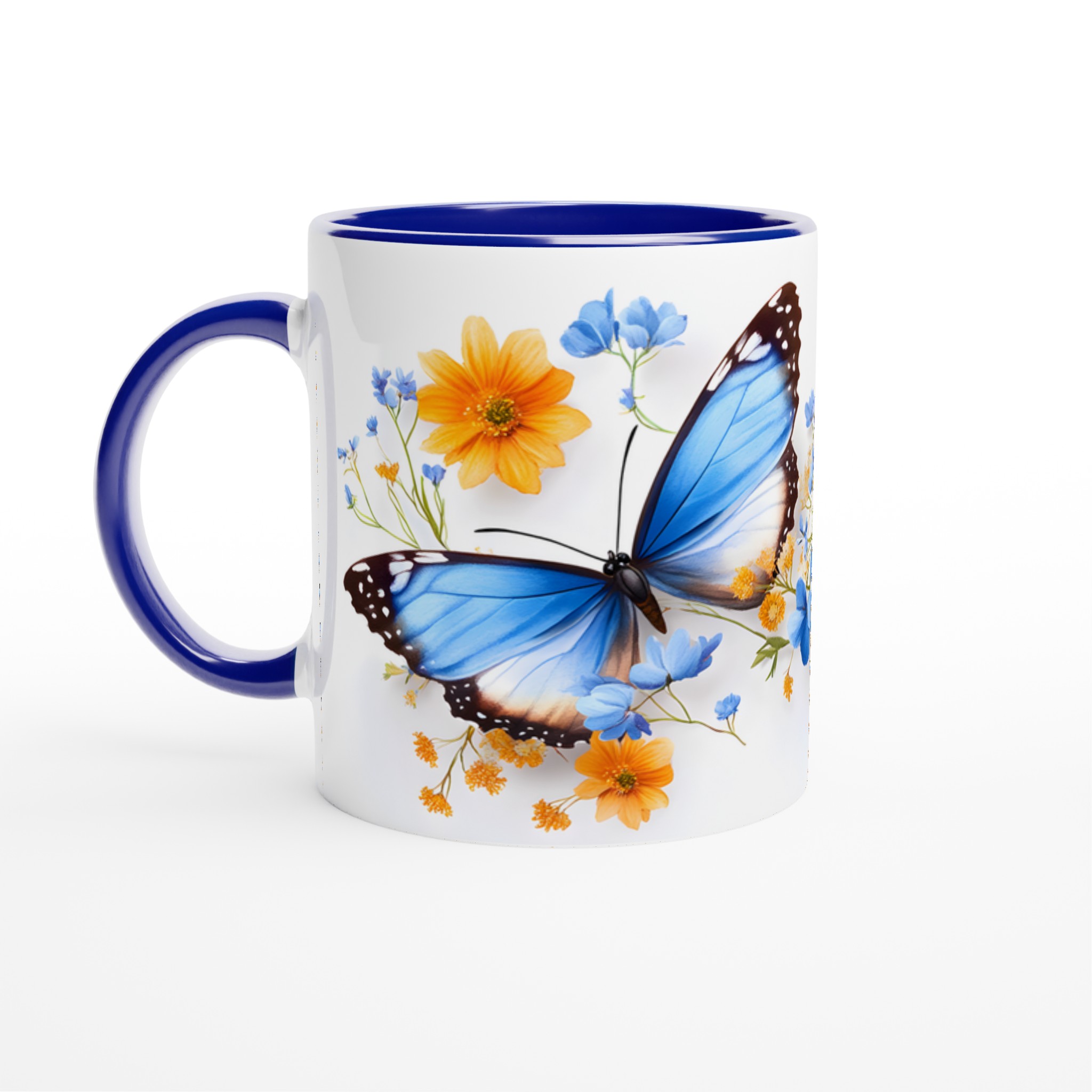 Fjärilsparads Mugg – 11oz Keramisk Mugg med Livfulla Fjärilar och Blommor i Flera Färger 2 ef8c7397-3f6b-4bdf-b0d8-03e04d66dd19