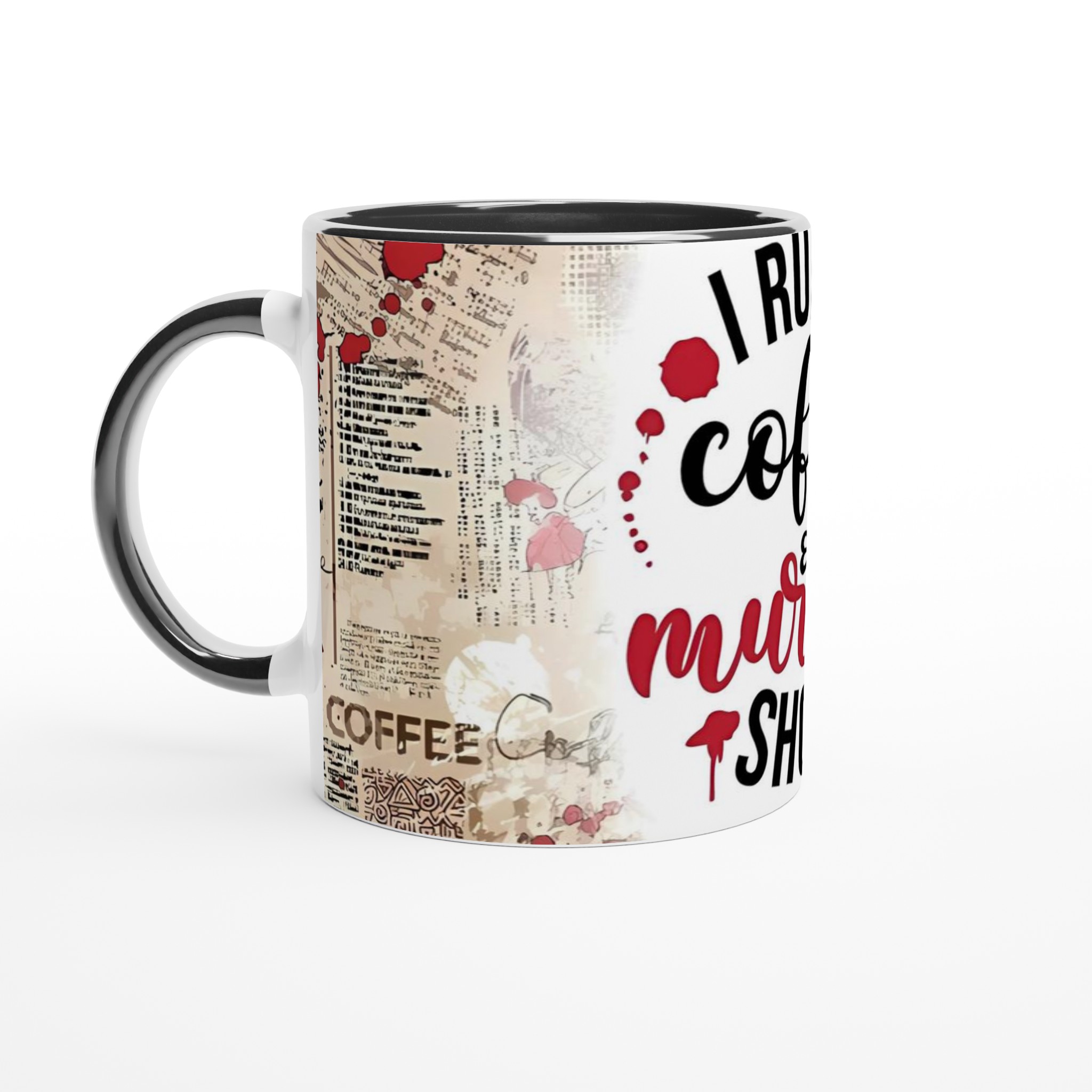 Vit 11oz keramisk mugg med humoristiskt motiv - välj bland sju färgstarka keramikhöjdpunkter 4 ef9b3ad0-1dad-4541-828d-746b6960fc7a