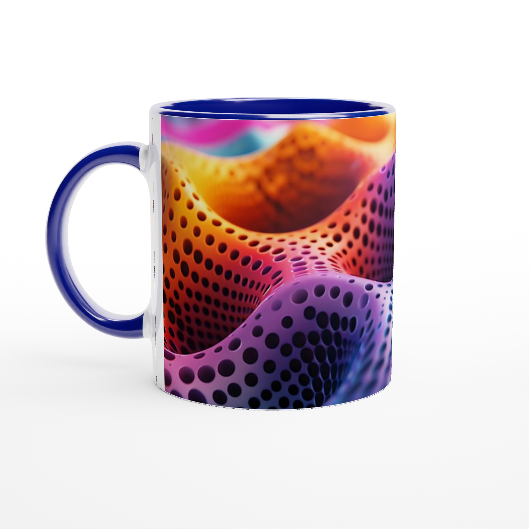 Abstrakt Perforerad Mugg - Vibrerande Design i Premium Keramik 2 efa03684-b7c0-4b58-8067-523553b95f86