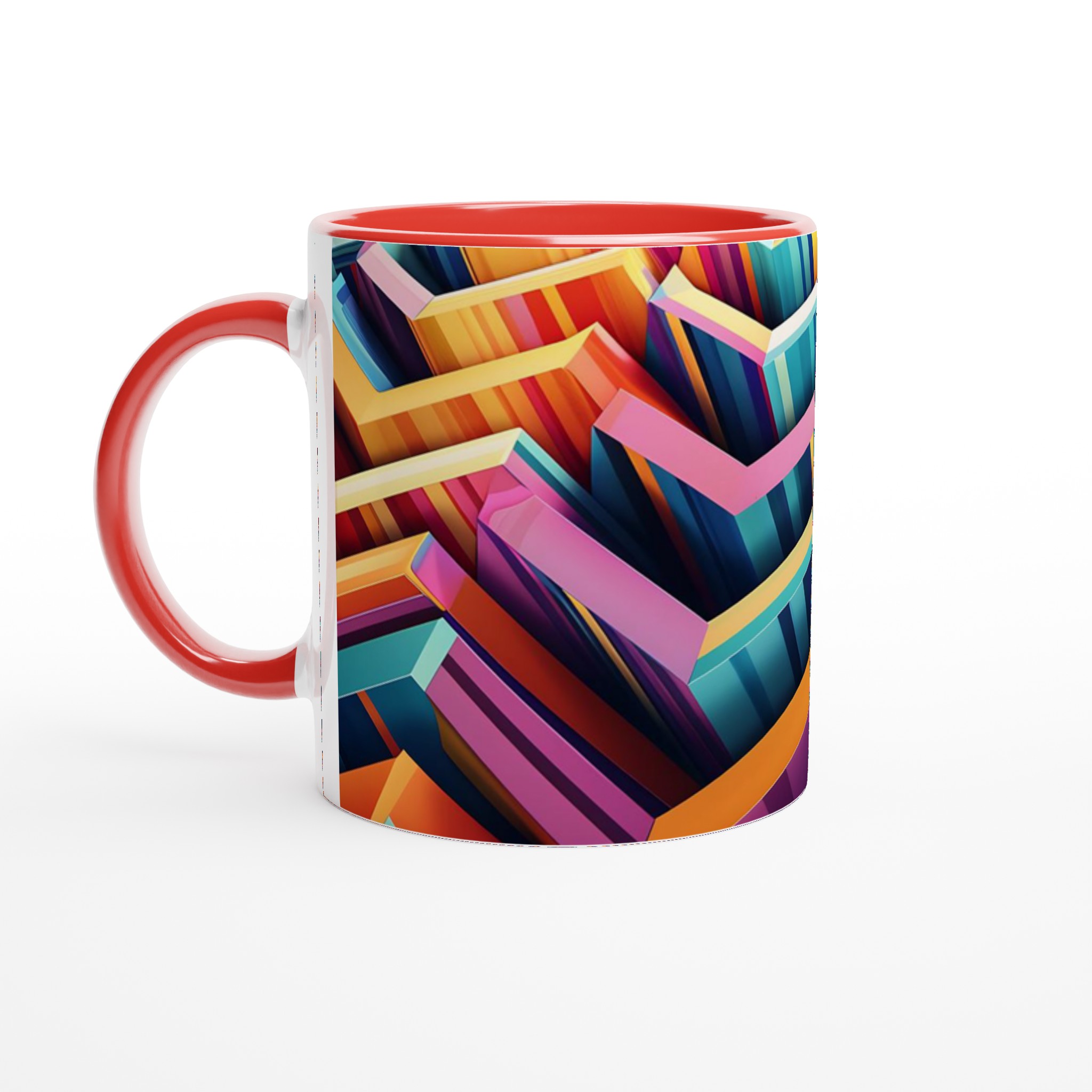 Abstrakt Chevron Mugg – Färgstark Keramik för Din Kaffestund i Valfri Färg! 5 efdf52d0-f463-4199-bcae-7b623f1c69d7