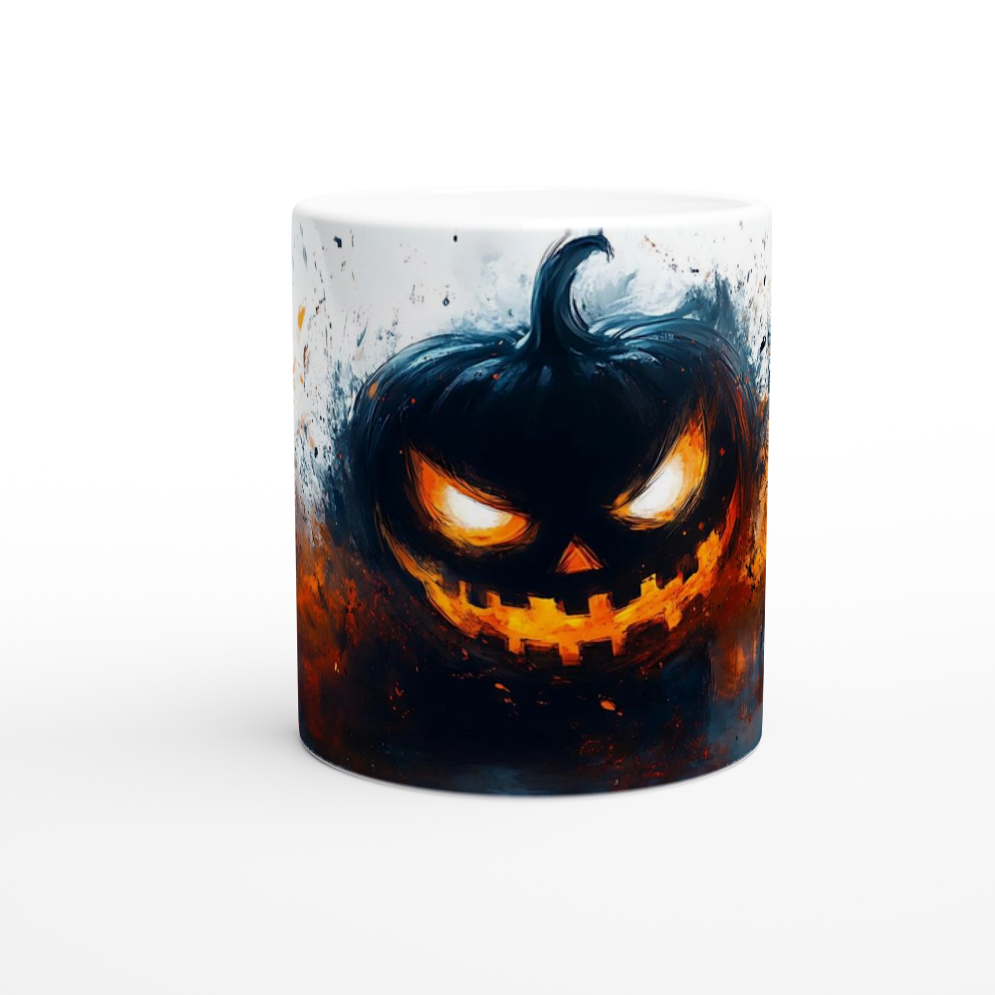 Spooky Halloween Pumpa Mugg – 11oz Keramisk Mugg med Lysande Jack-o'-lantern Design 8 f03917df-a269-44fe-8a2e-4badab3d3f4e