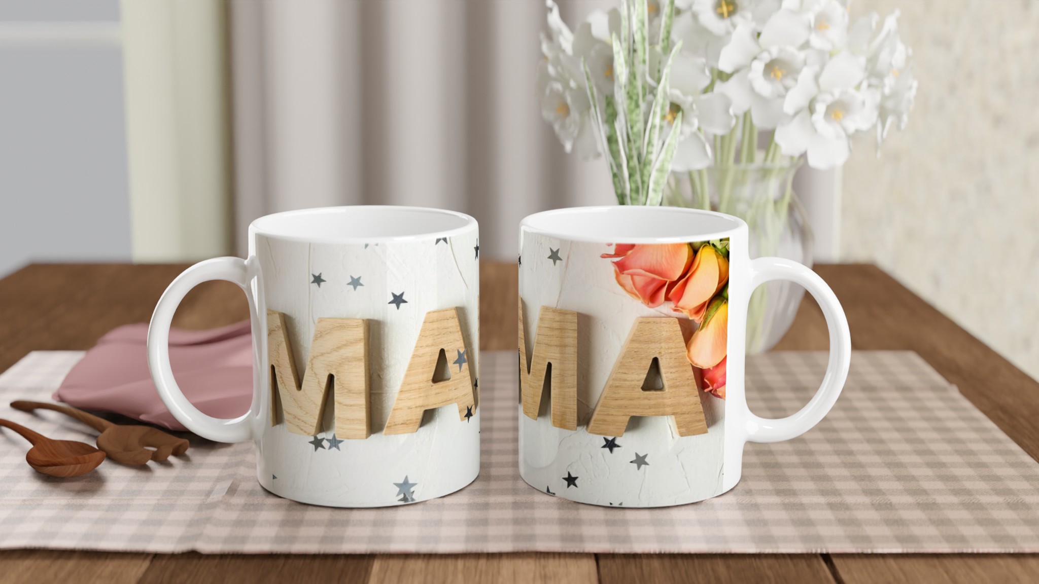 Vit 11oz keramisk mugg – Fira mamma med värmande stunder i sju färger 10 f05df437-cff1-48a8-a204-62e8e679c496