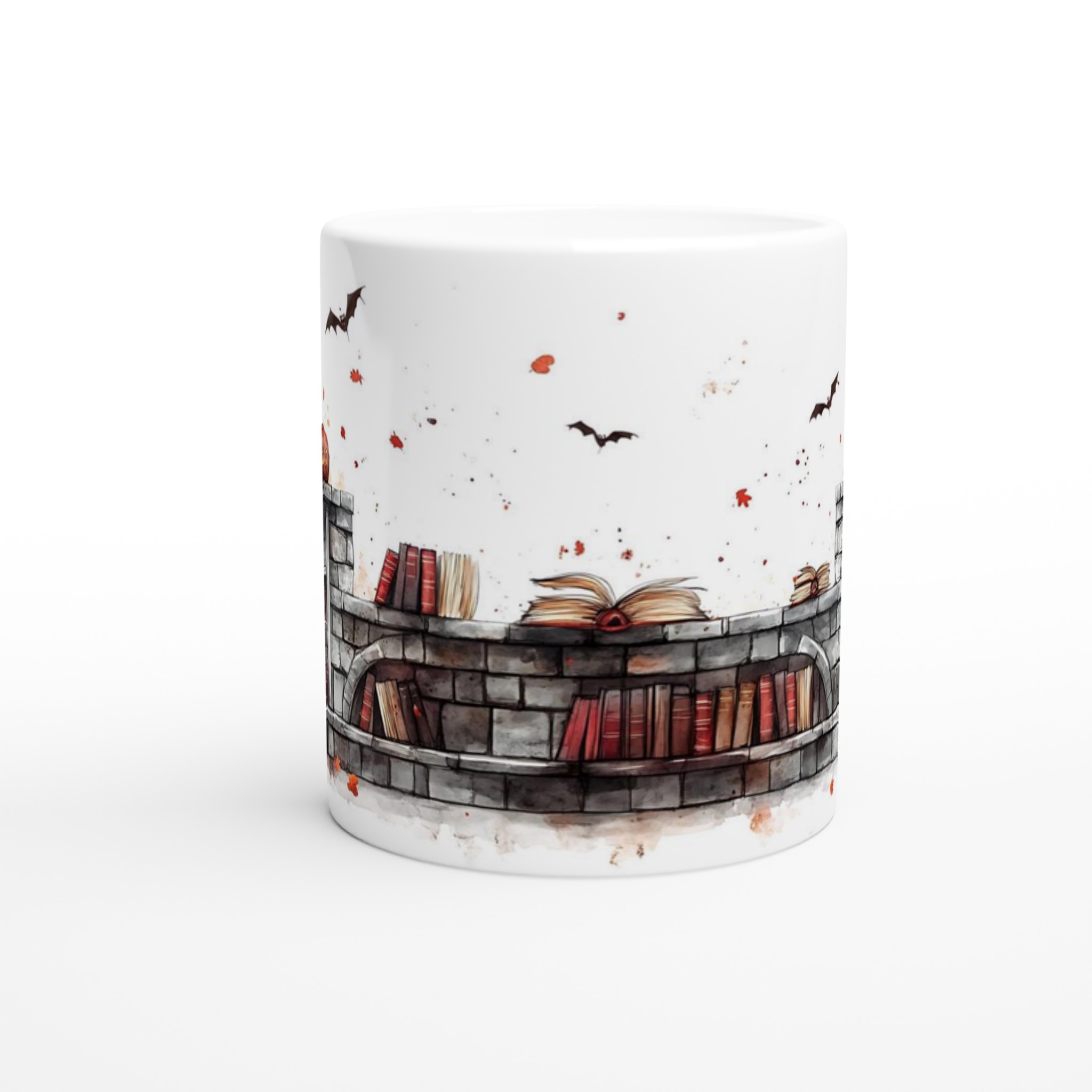 Mystisk Bibliotek Halloween Keramikmugg - Din Perfekta Höstfika i Valfri Färg! 8 f088a1fb-6245-4178-adbb-920a3f909fb0