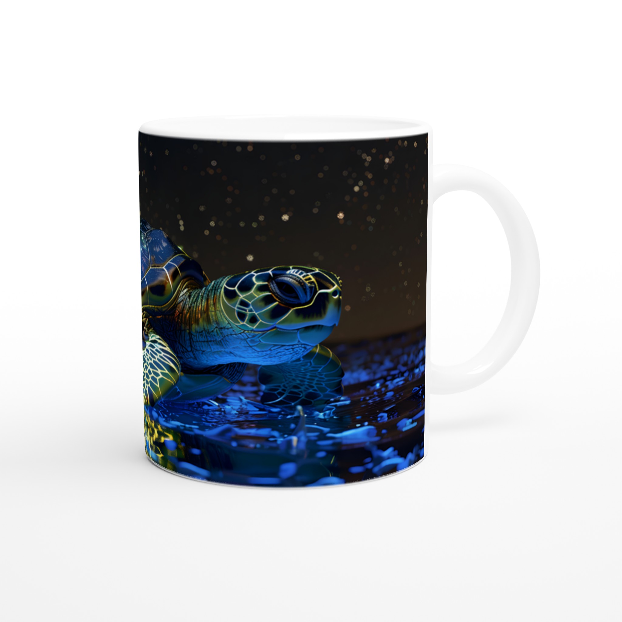 Kosmisk havssköldpadda 11oz keramikmugg – Drömsk konst för din kaffe eller te 9 f0904297-4eca-444c-86cd-8eb8329fc725