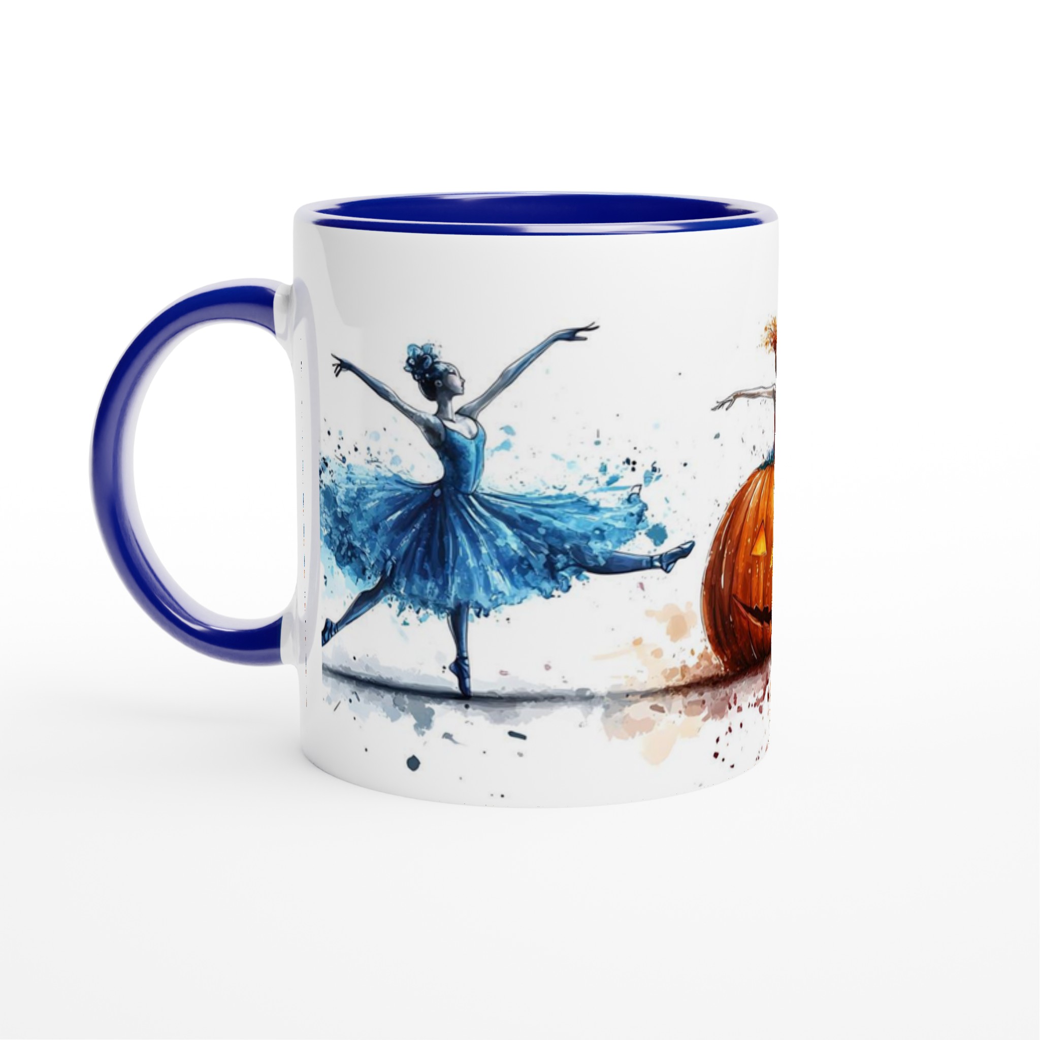 Balettinspirerad Halloween Mugg: Eleganta Dansöser & Skrämmande Pumpa i Akvarellstil 2 f1b0f782-1e2b-4416-93eb-04fe90613035