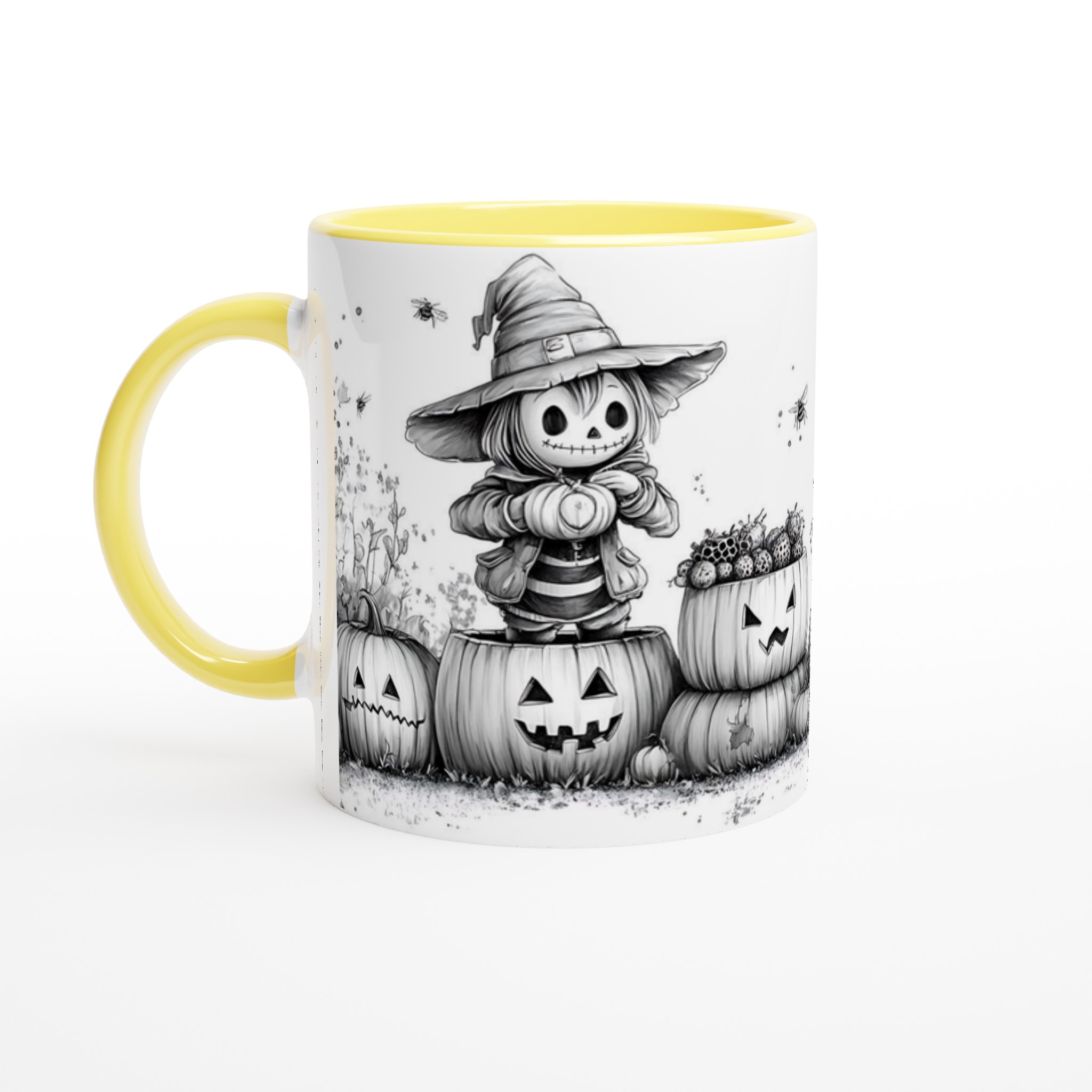 Söt Halloween Skrämsel: Pumpa Jack-o'-Lantern Muggen – Välj din färg! 3 f1b2875b-3f60-40e3-9179-867677ce9cd4