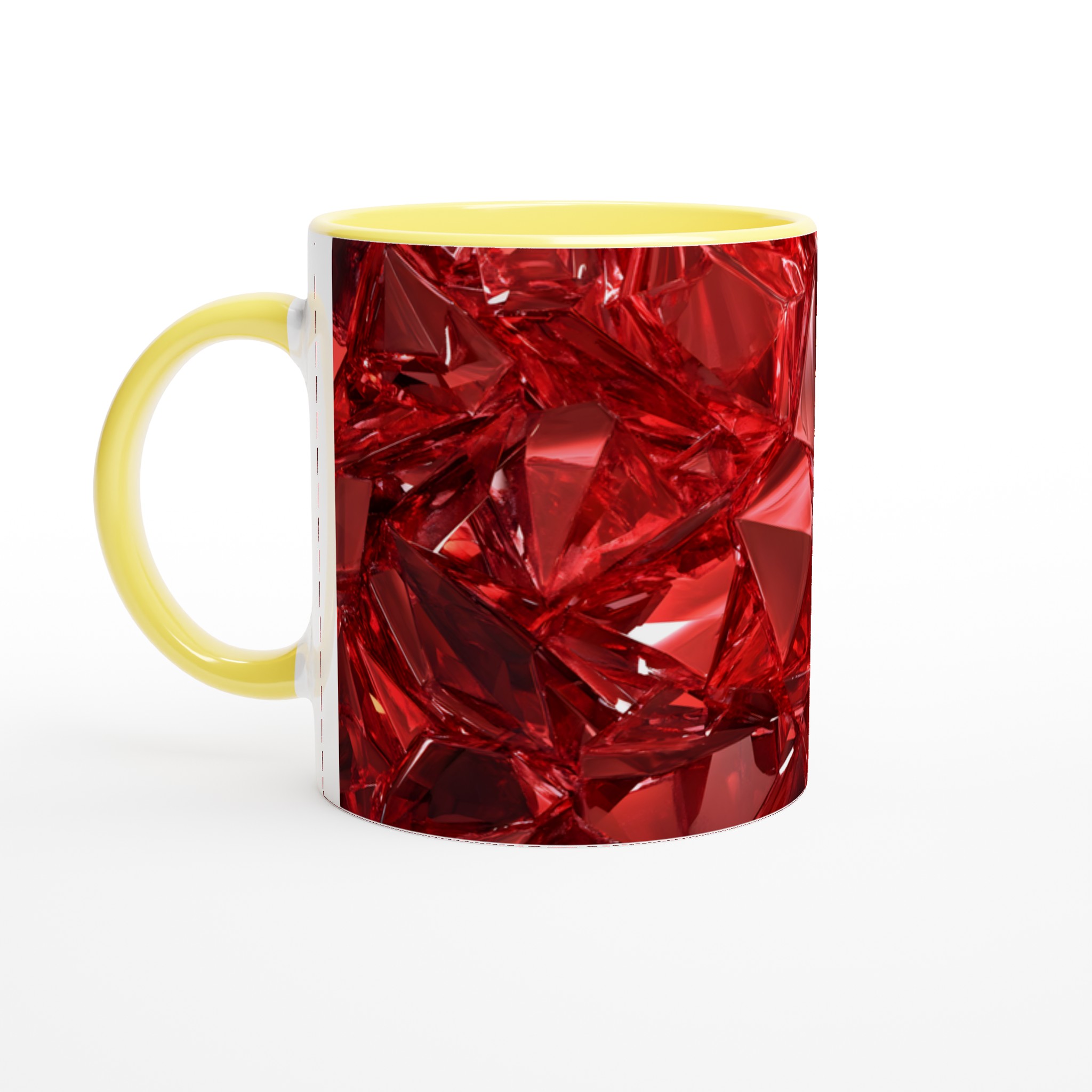 Rubinröd Kristallmugg – 11 oz Keramisk Mugg för Glittrande Drycker i Sju Färger 3 f1f31329-1500-4af2-8169-4cd630e284b7