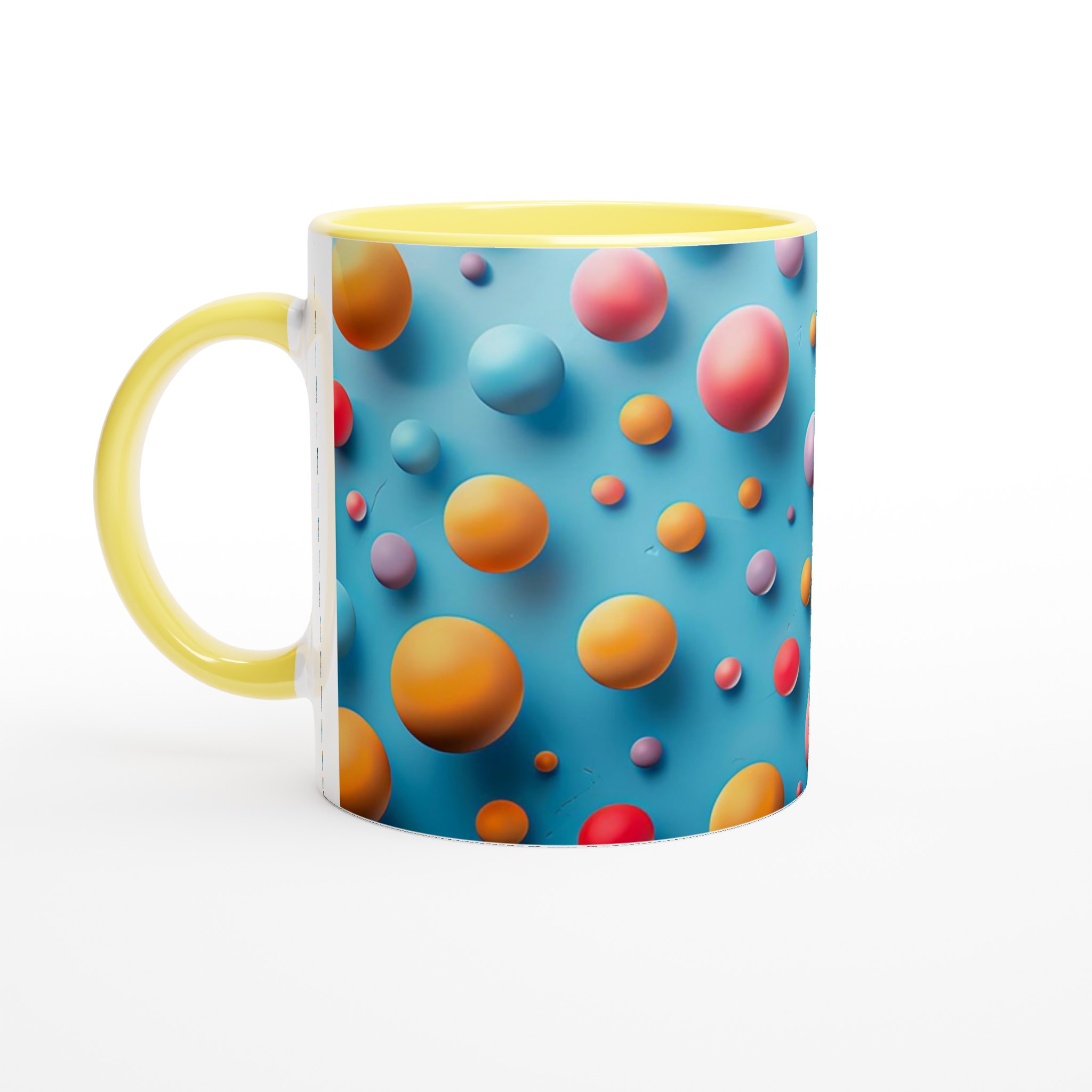 Mångfärgad Bubbel-Mugg: 11oz Keramisk Mugg i Väljbar Färg – För Ditt Unika Motiv 3 f1f70a8b-835f-4de7-9c01-6547bcad8060